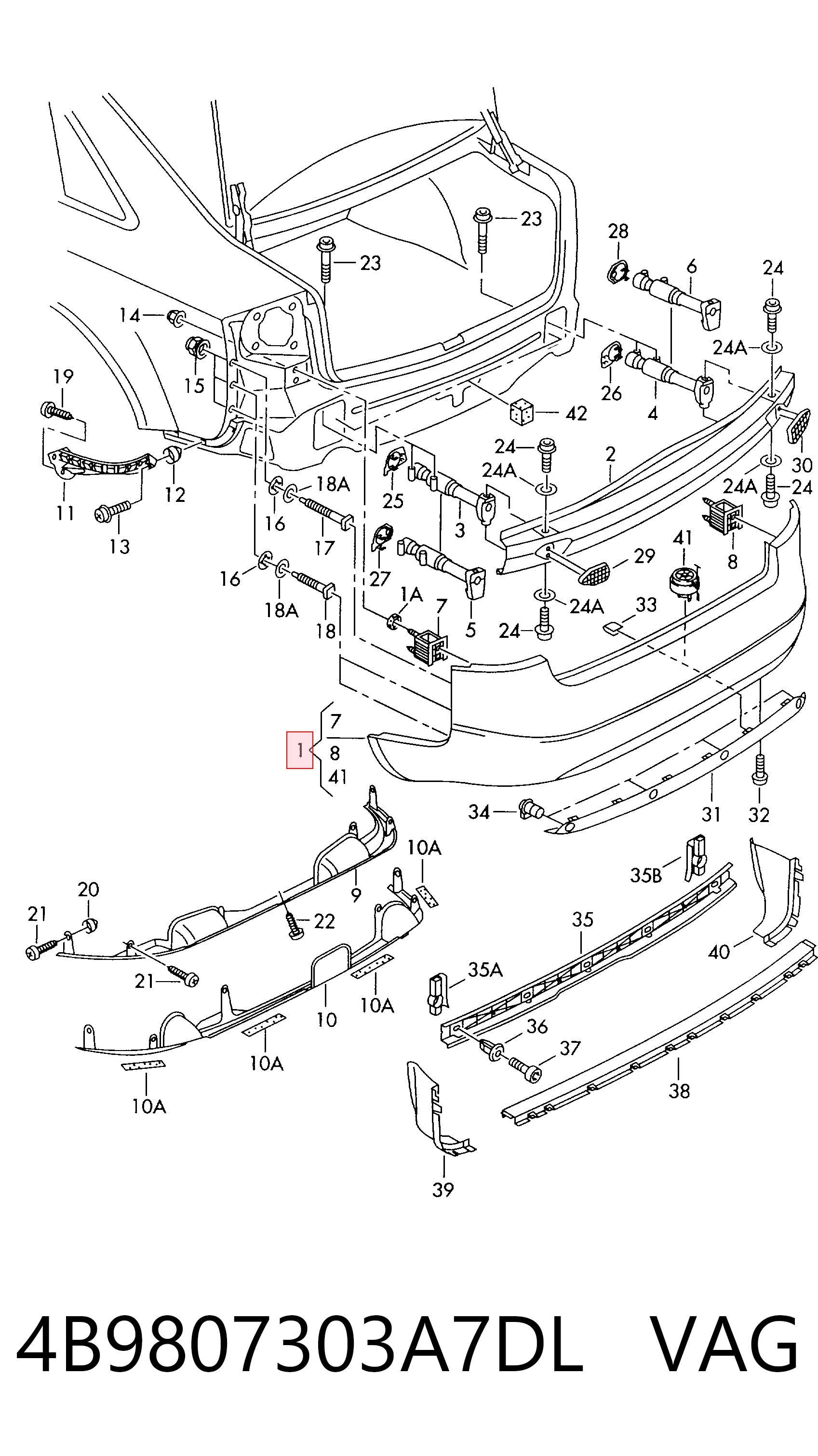 4B9807303A7DL VAG
