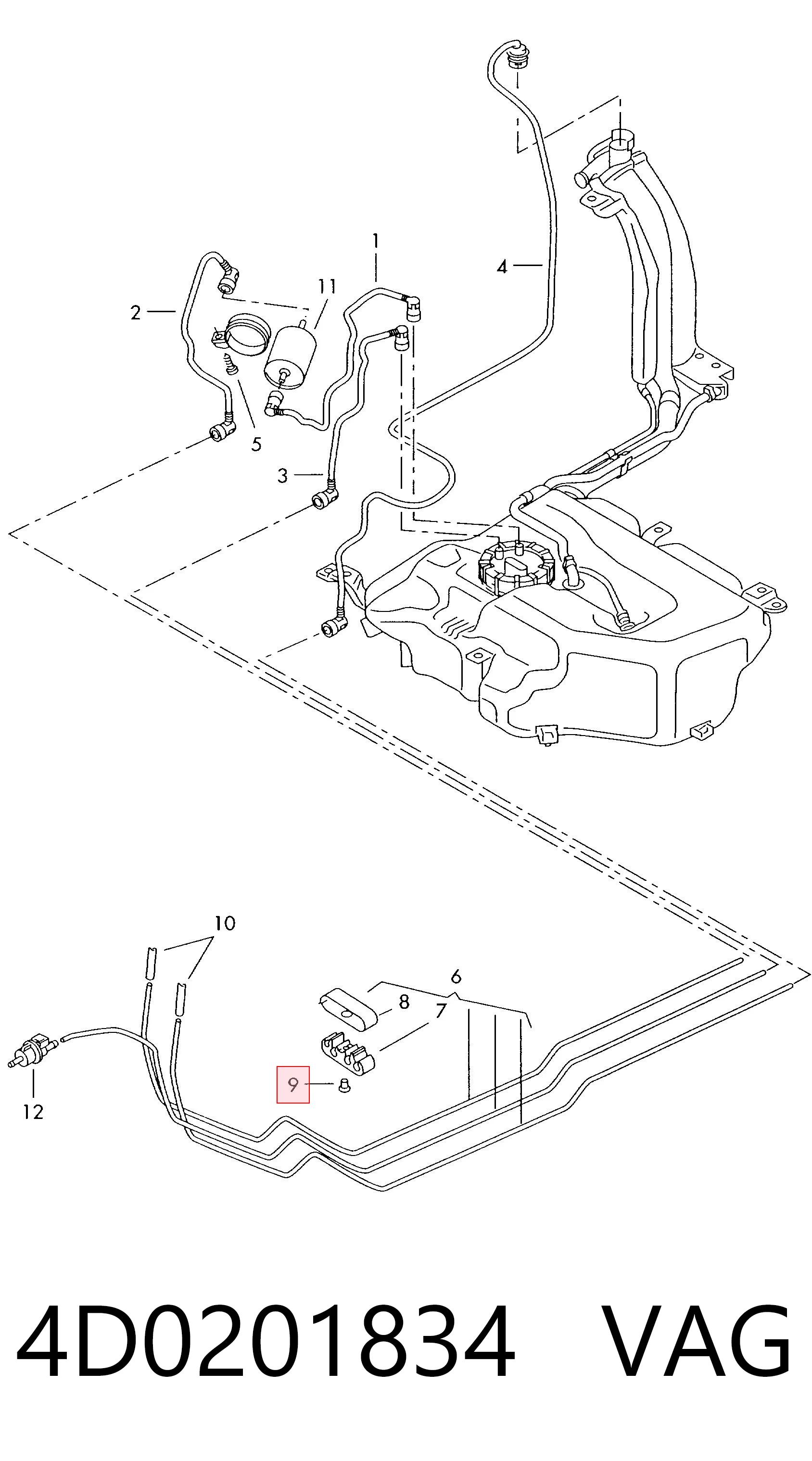 4D0201834 VAG