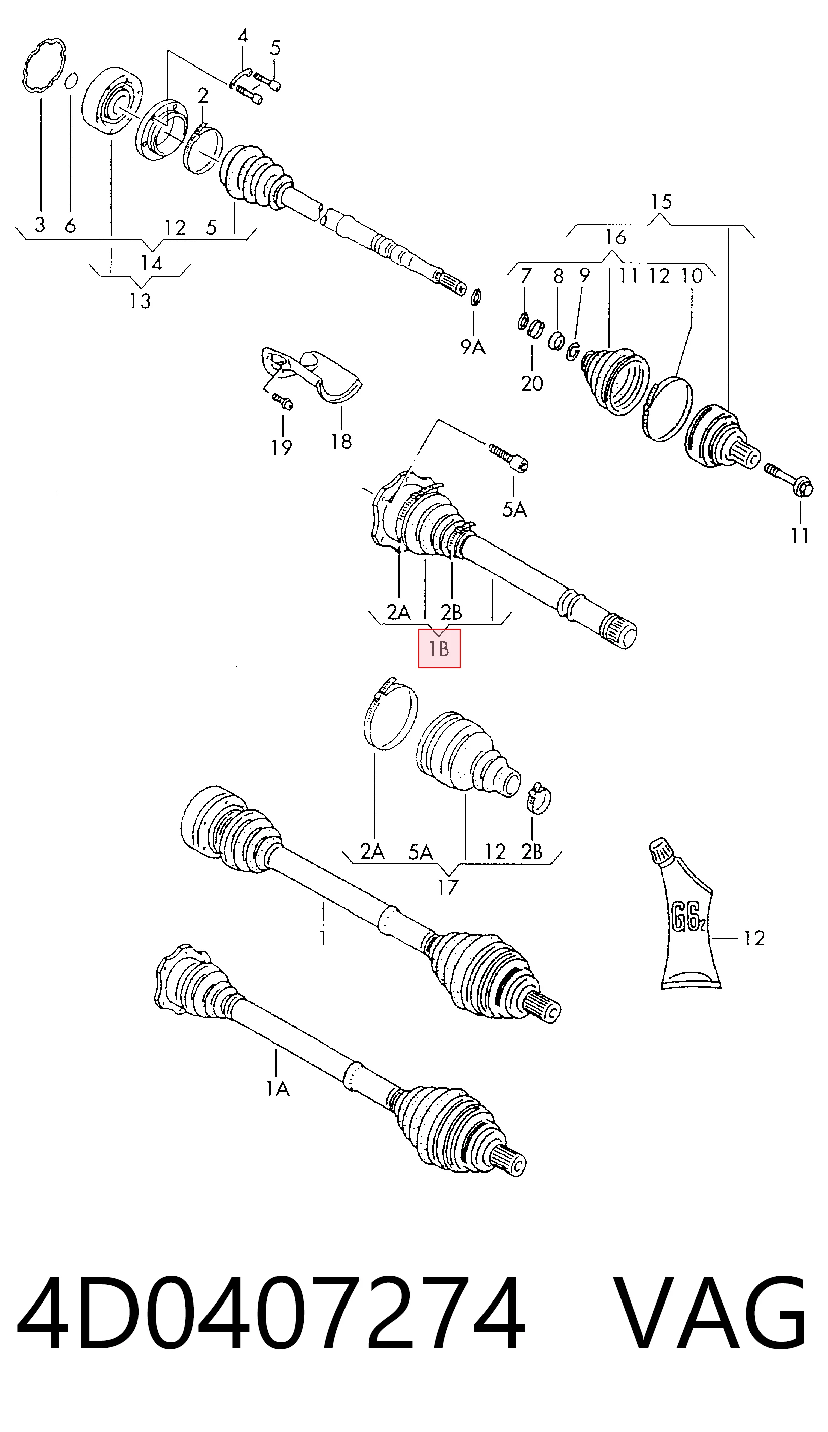 4D0407274 VAG