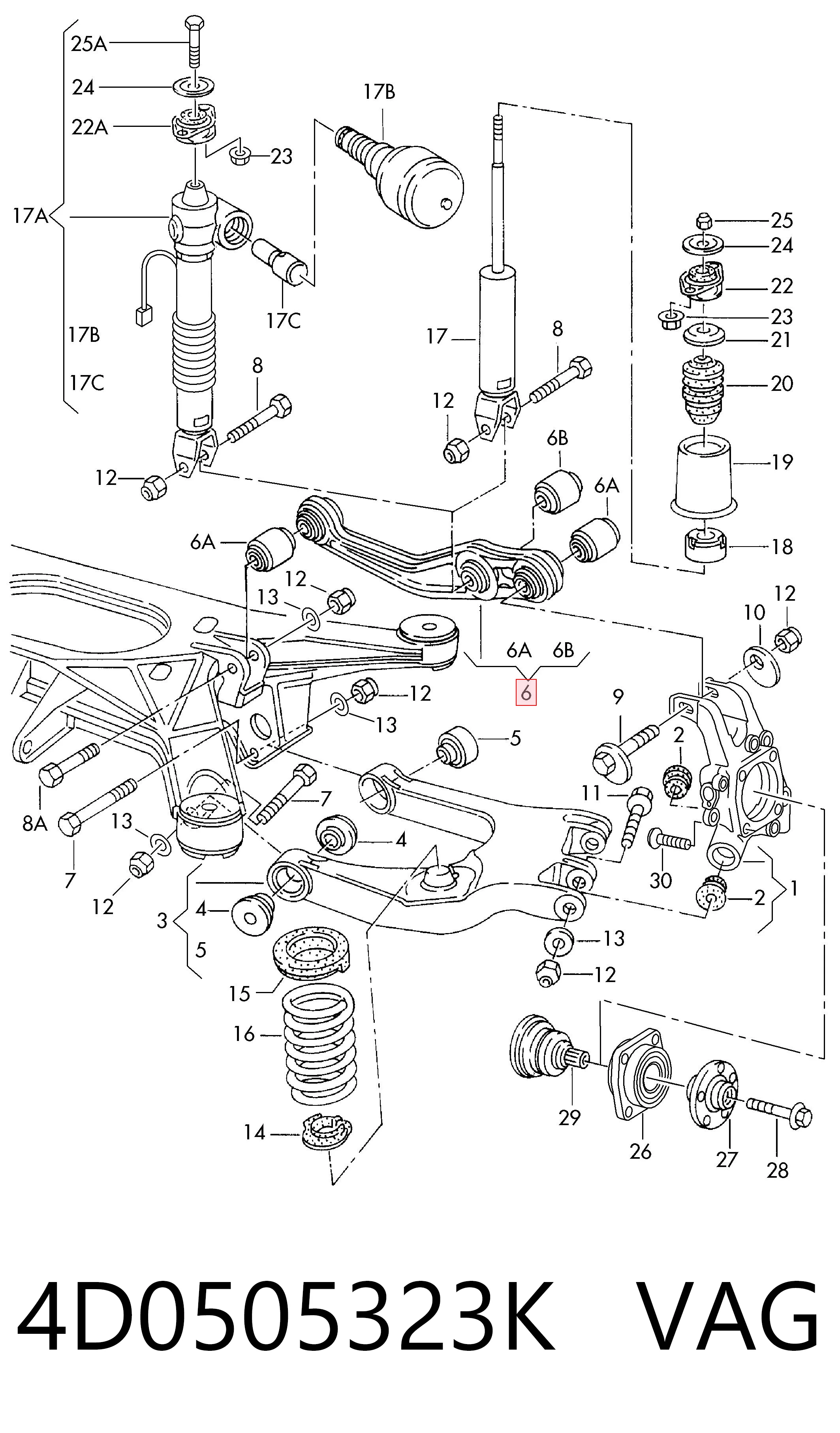 4D0505323K VAG