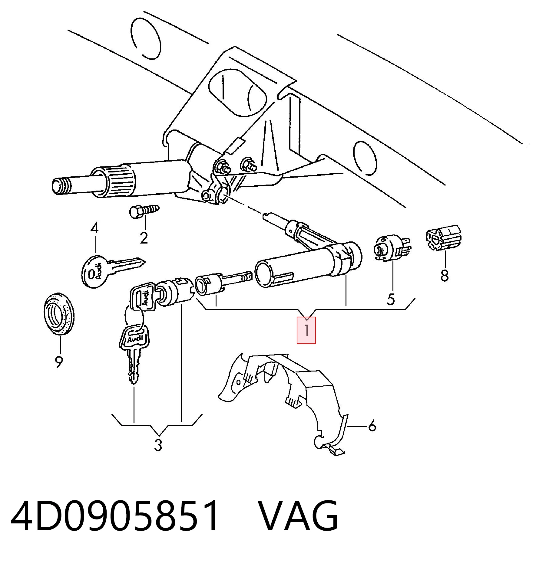 4D0905851 VAG