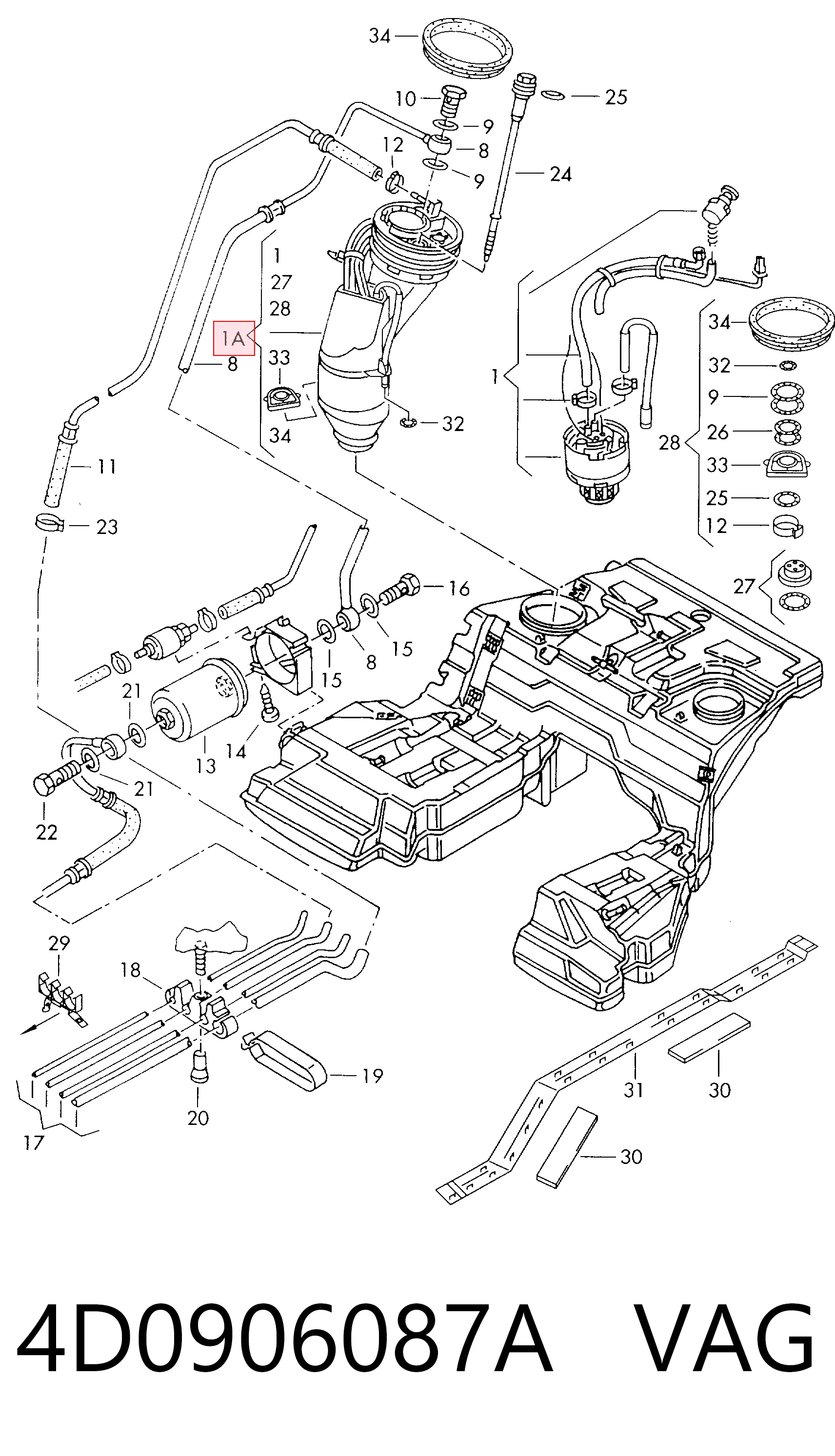 4D0906087A VAG
