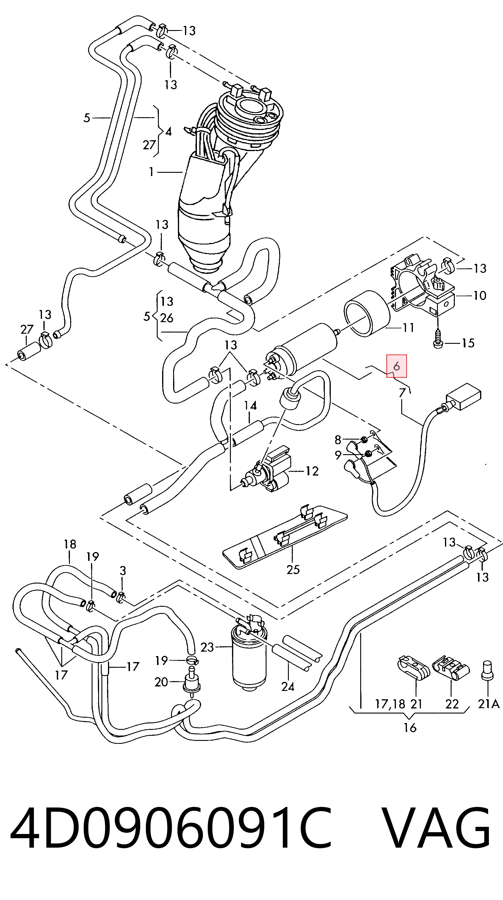 4D0906091C VAG