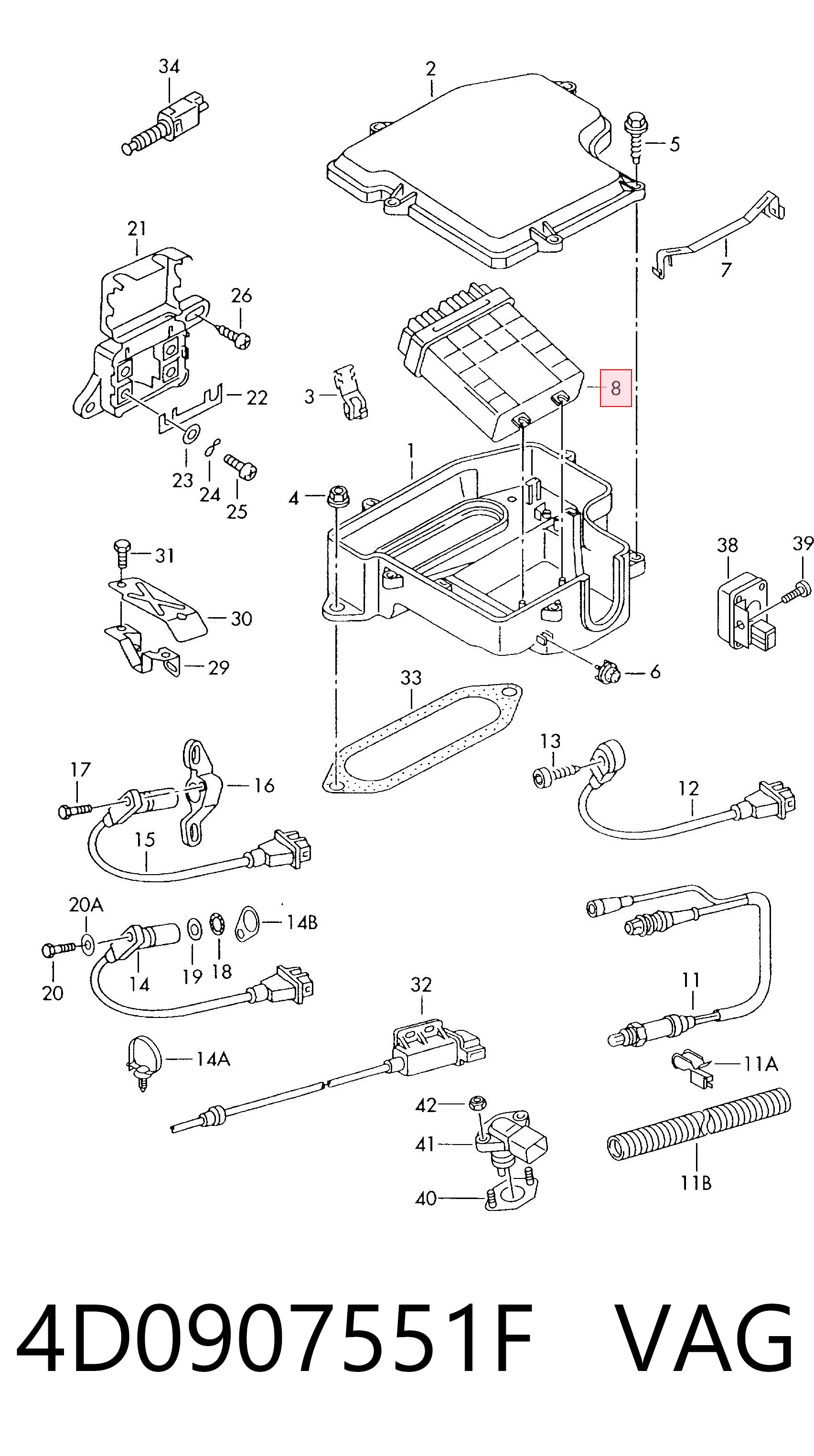 4D0907551F VAG