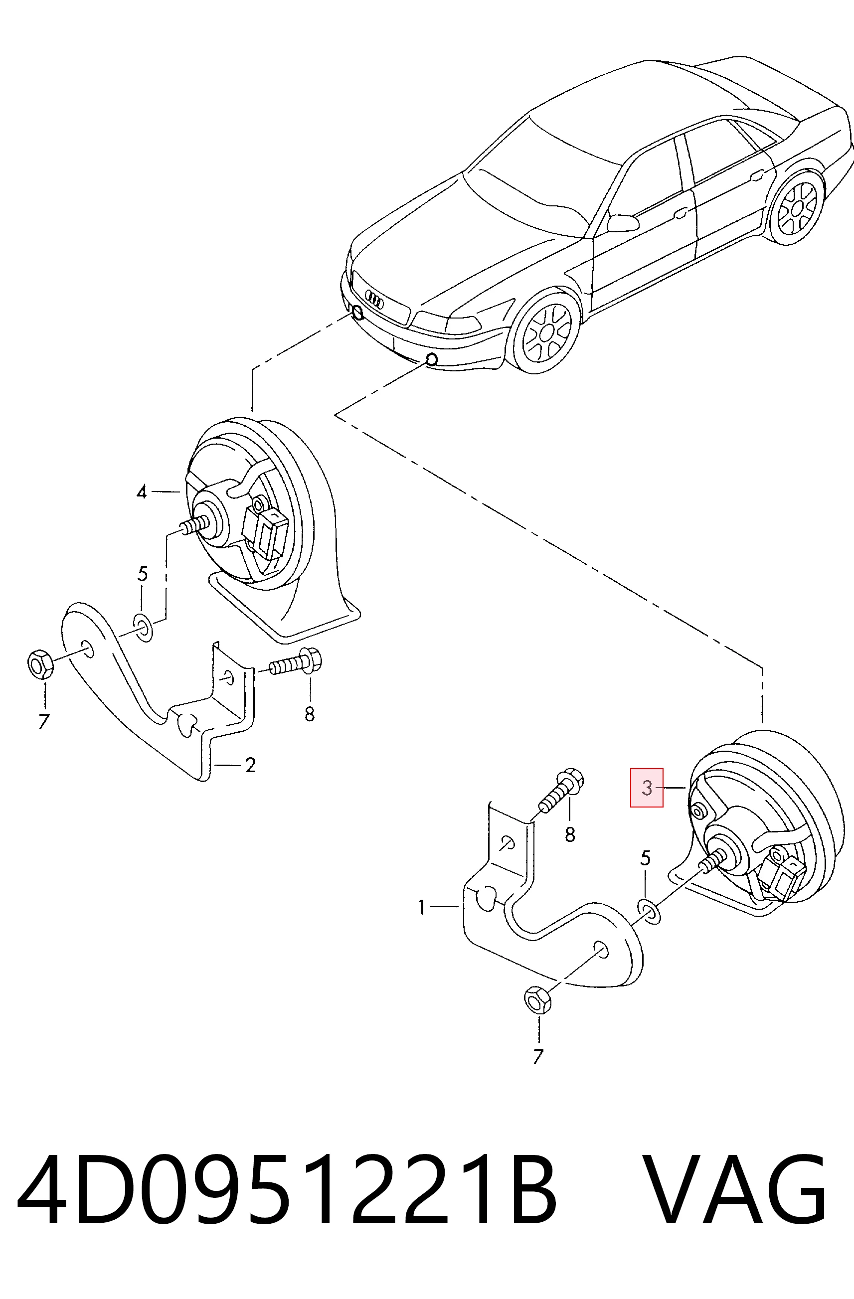 Comprar Claxon Mercedes E  C124 a bajo precio