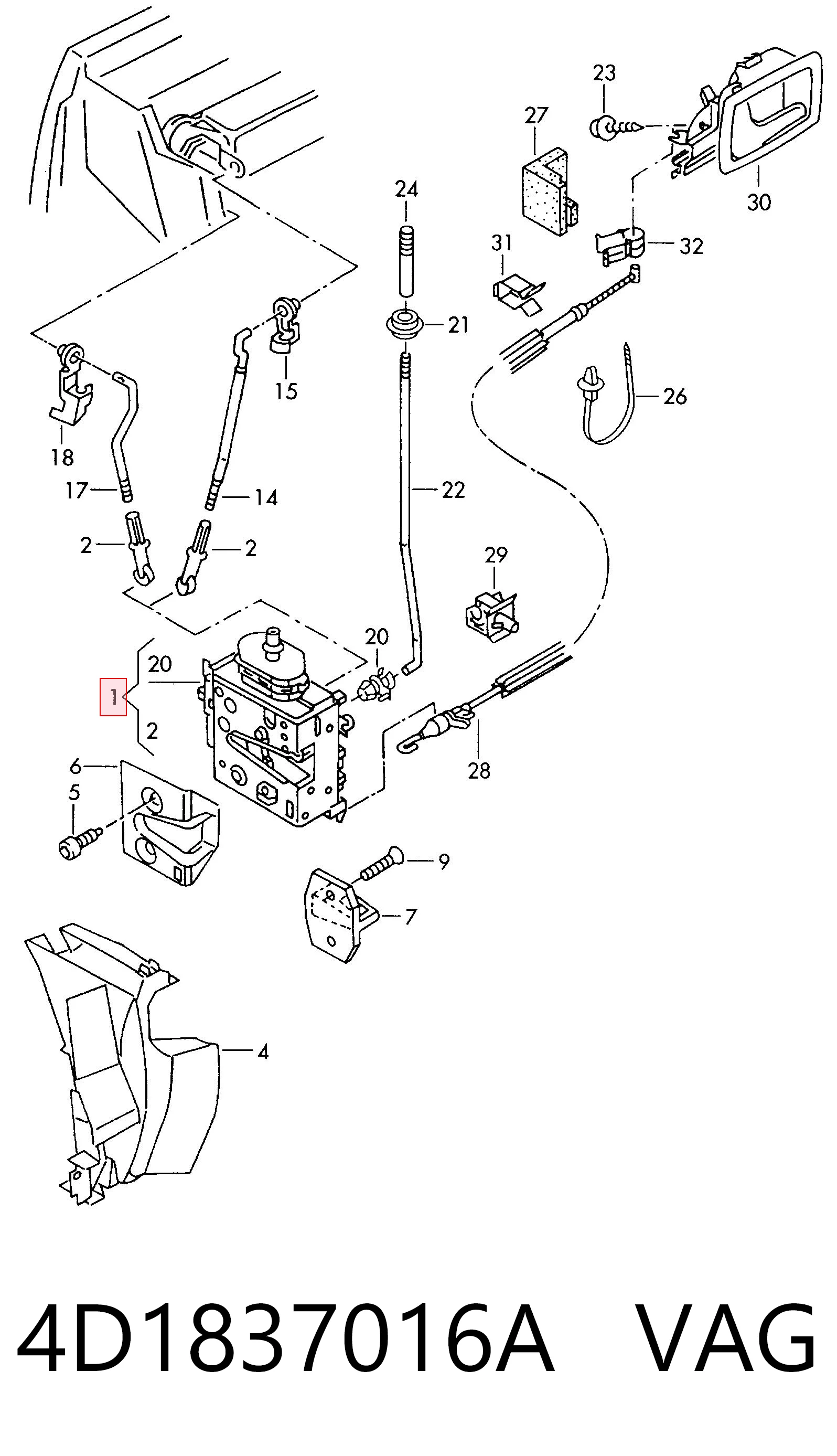 4D1837016A VAG
