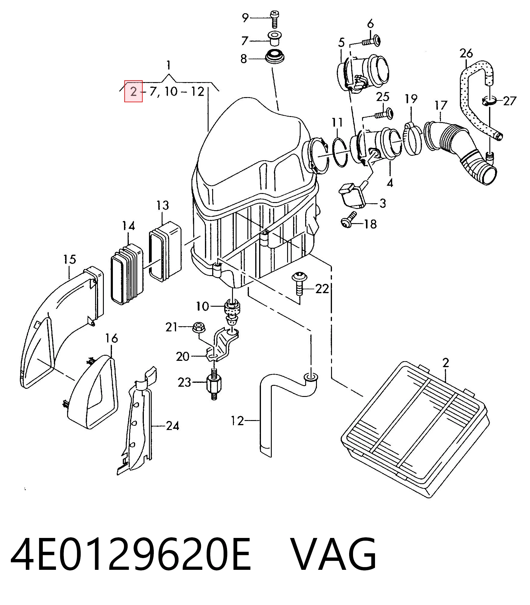 4E0129620E VAG