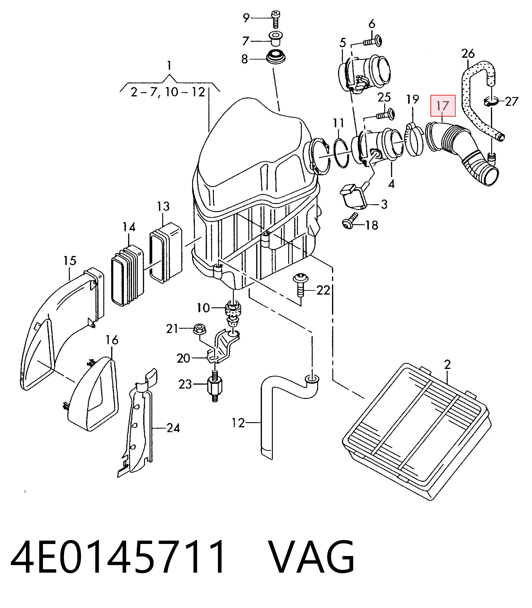 4E0145711 VAG