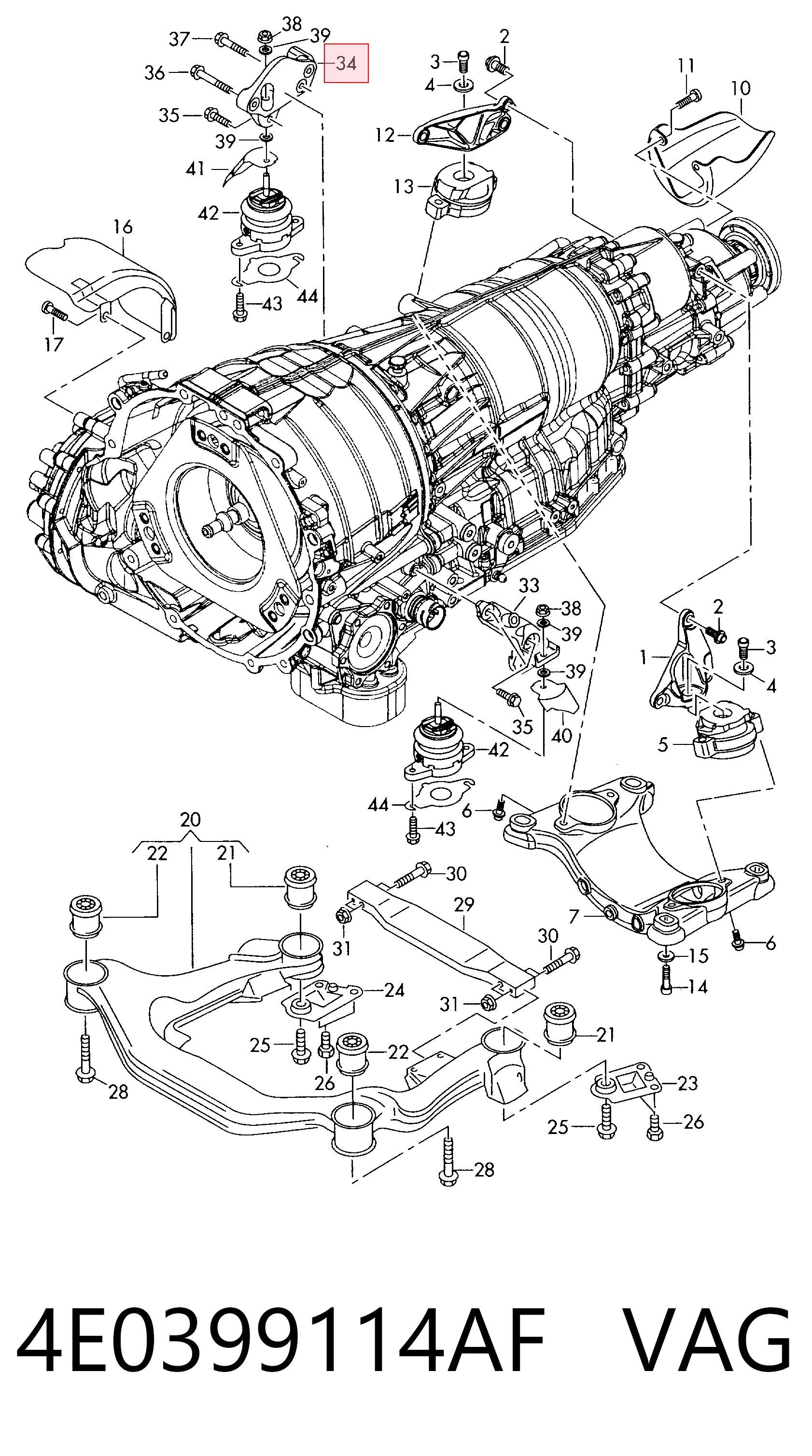 4E0399114AF VAG