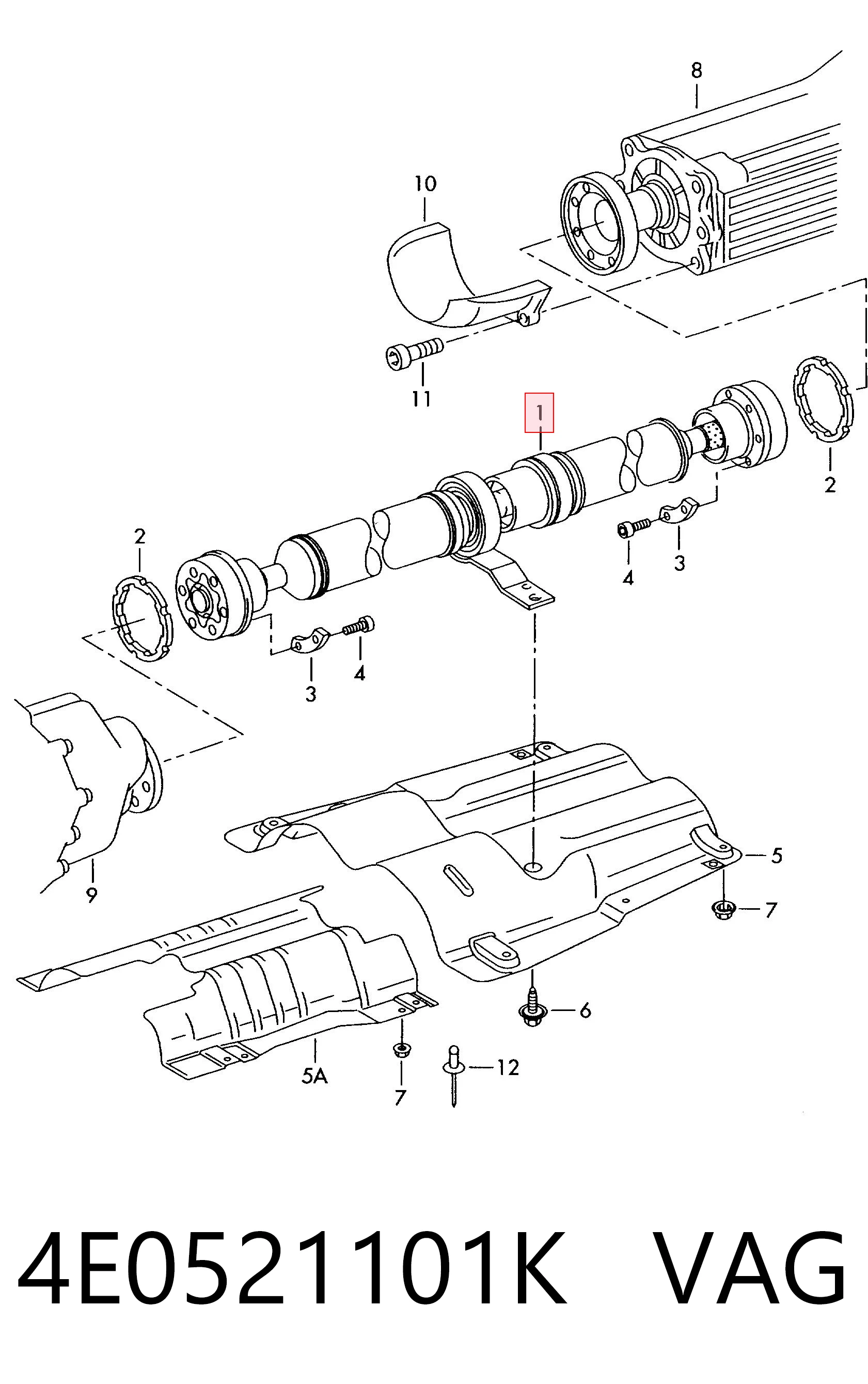 4E0521101K VAG