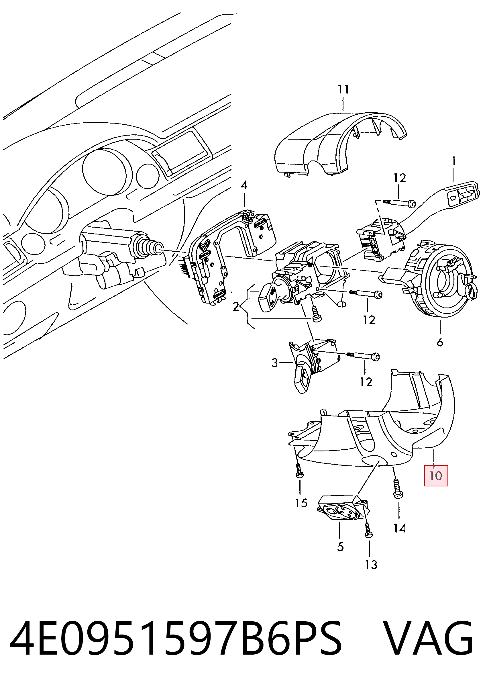 4E0951597B6PS VAG