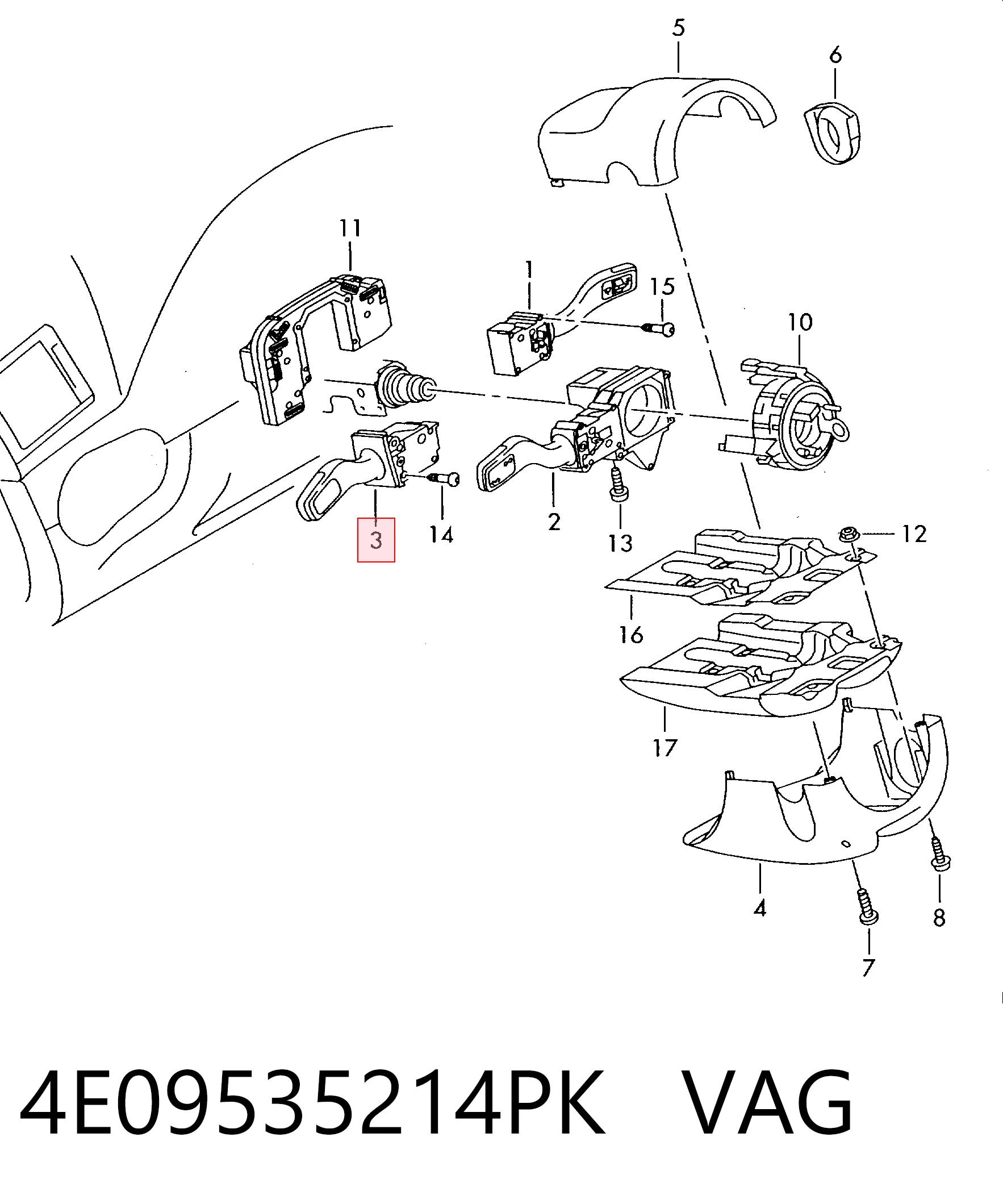 4E09535214PK VAG