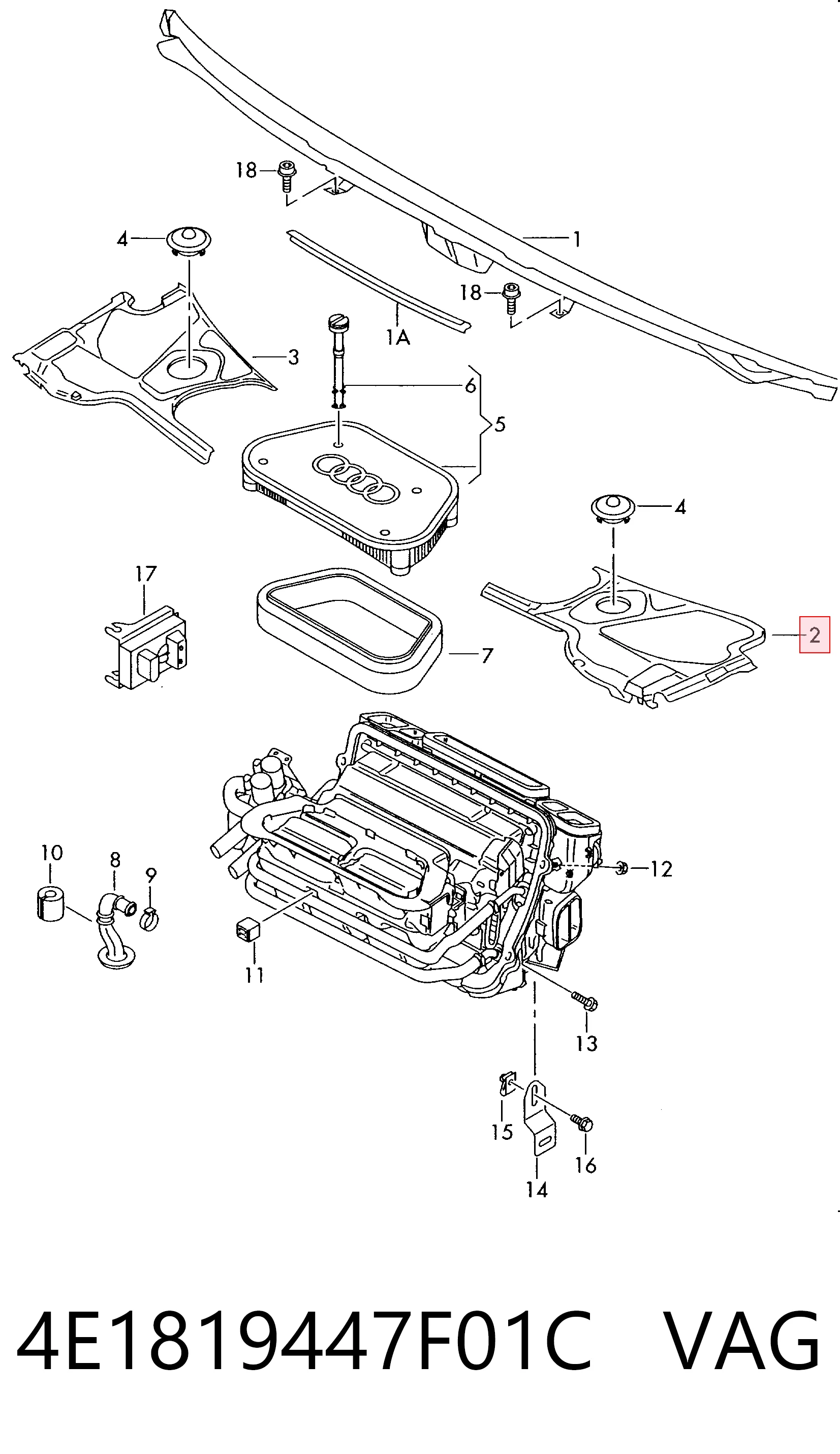 4E1819447F01C VAG