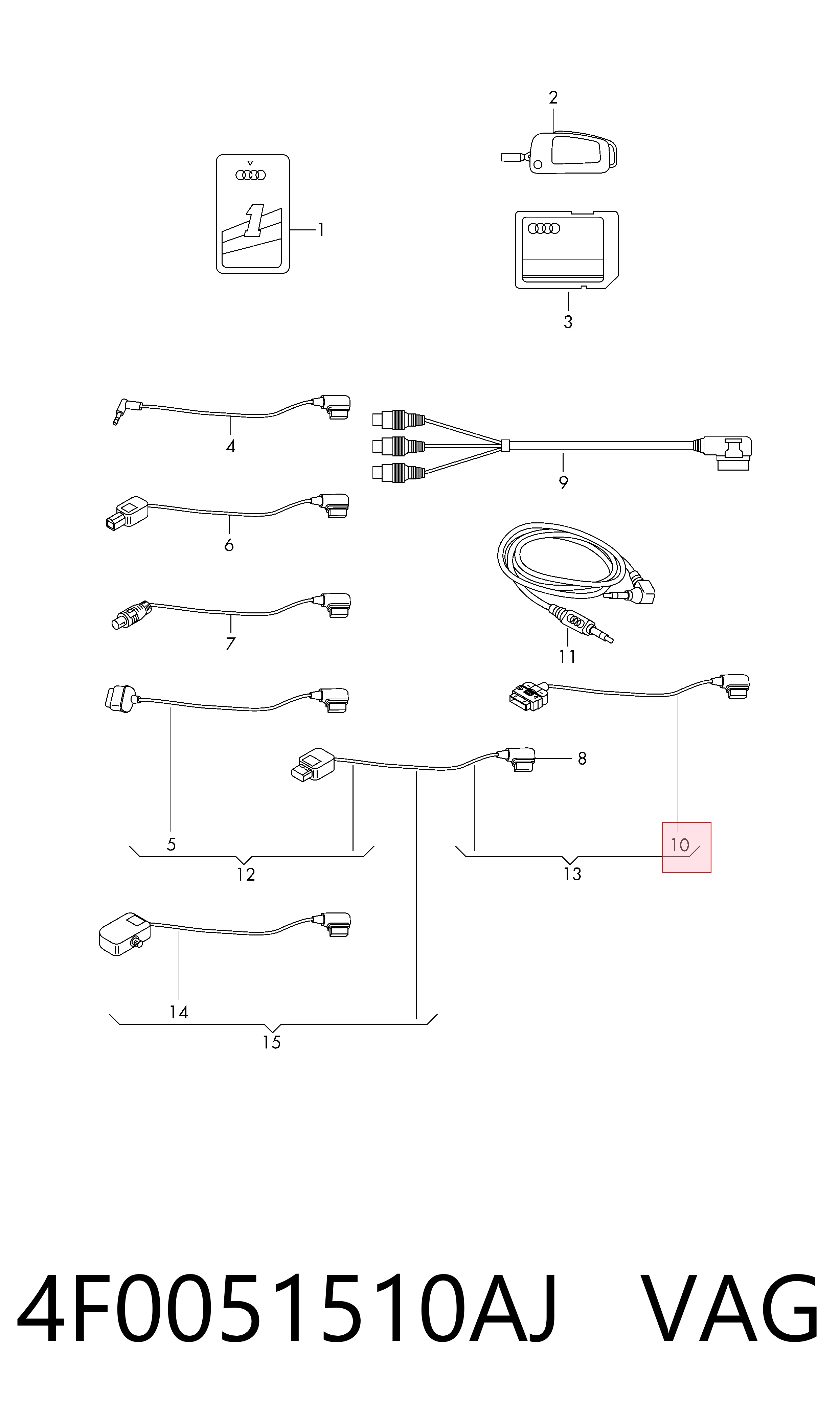4F0051510AJ VAG