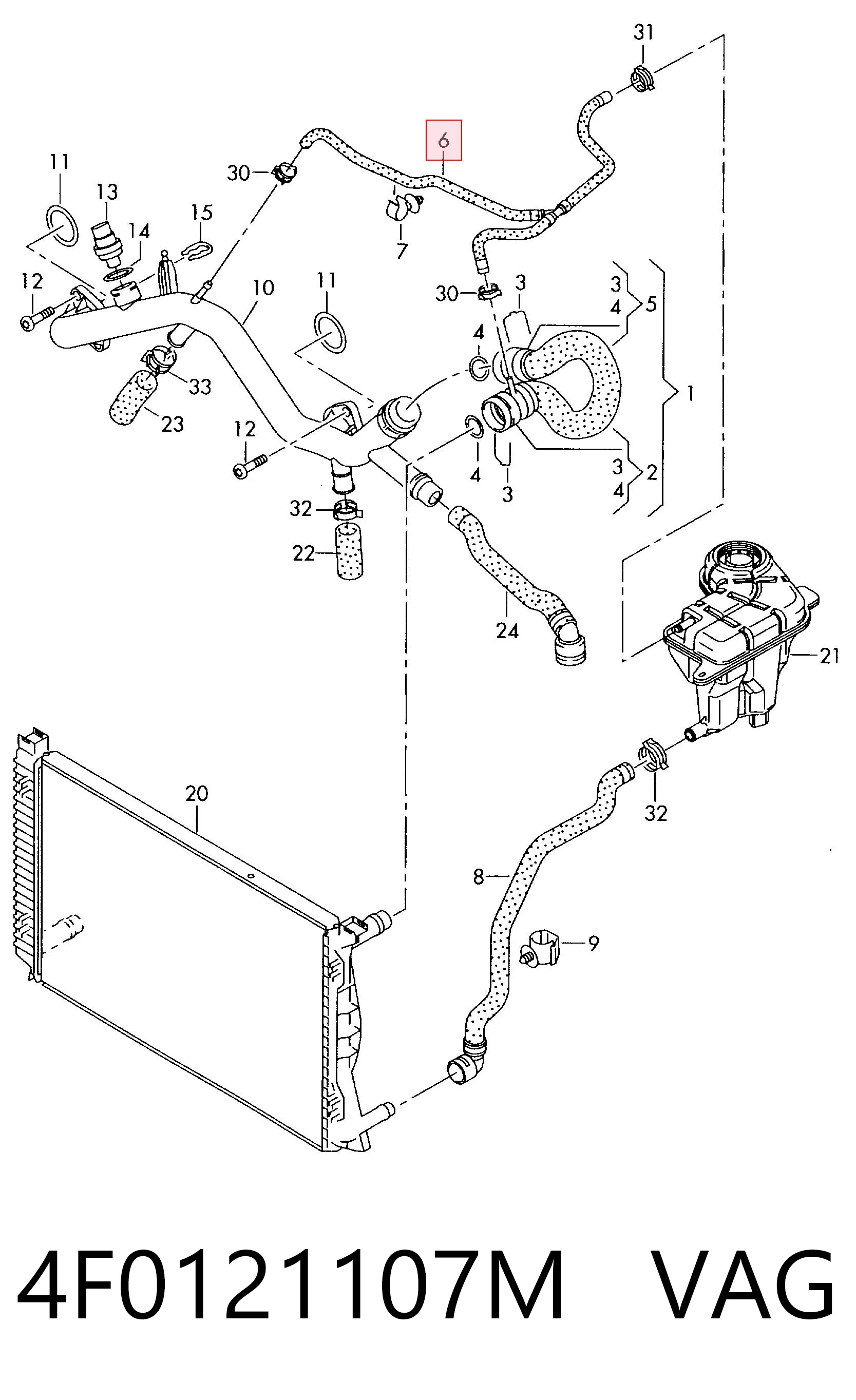 4F0121107M VAG