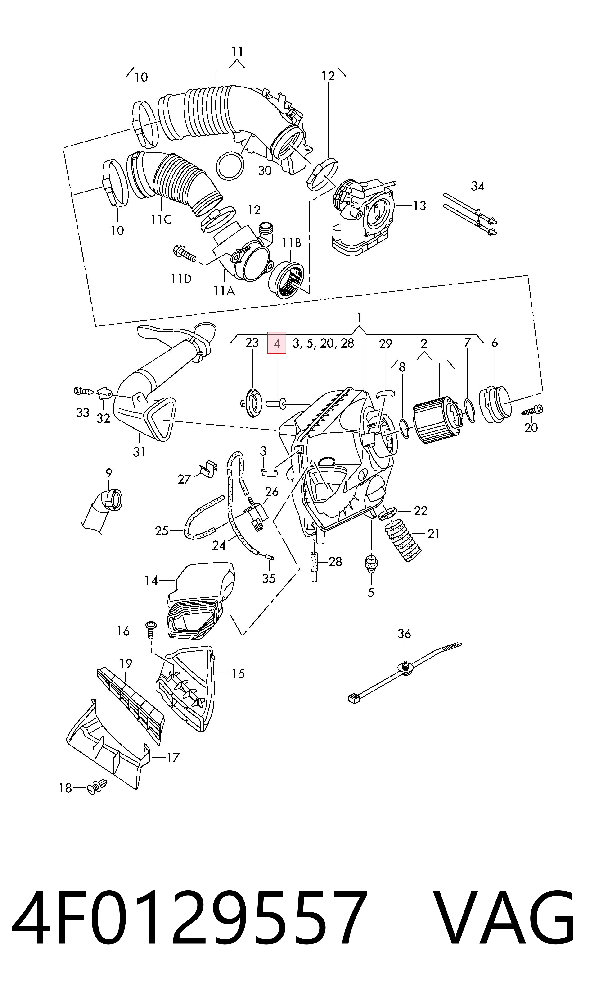4F0129557 VAG 