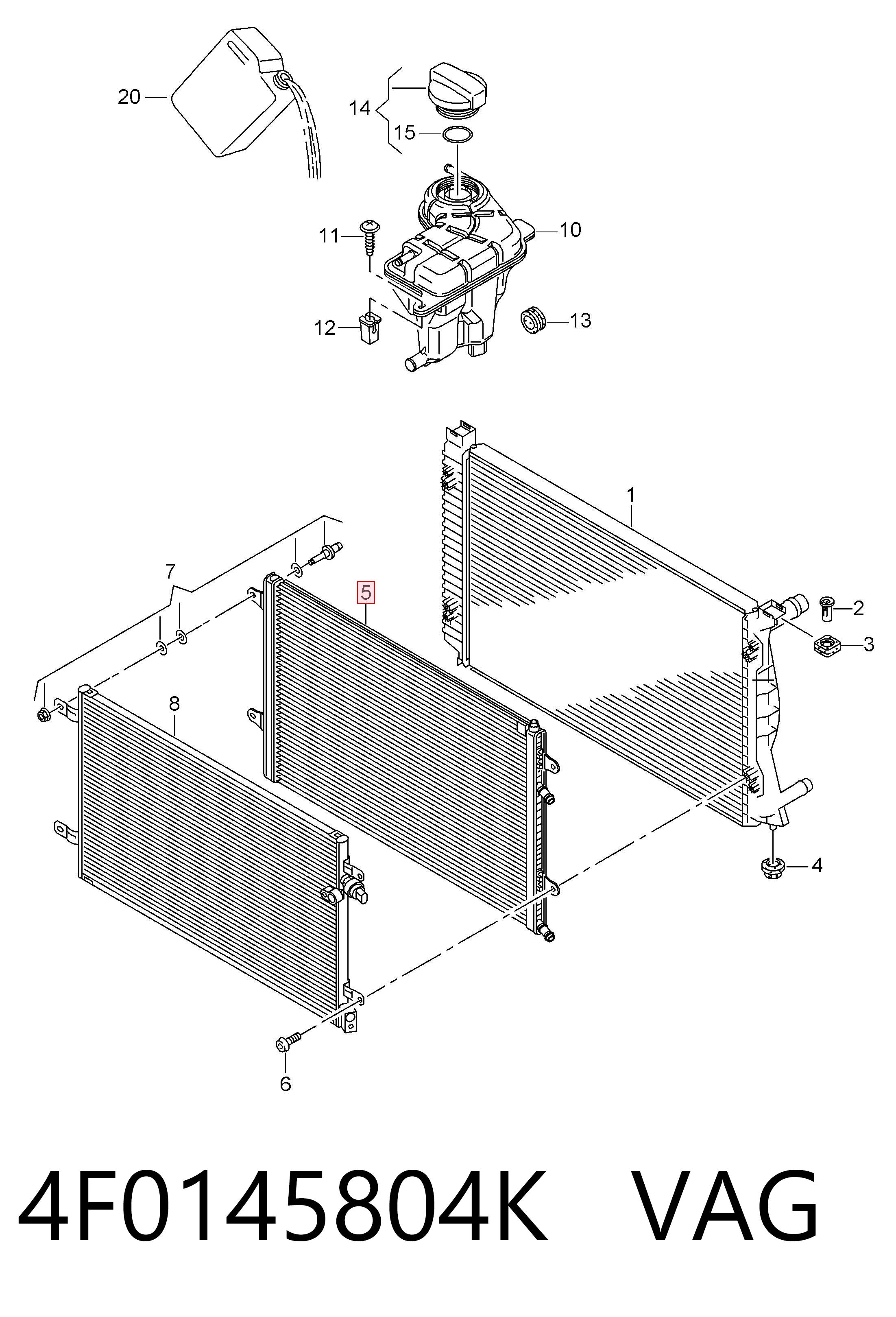 4F0145804K VAG