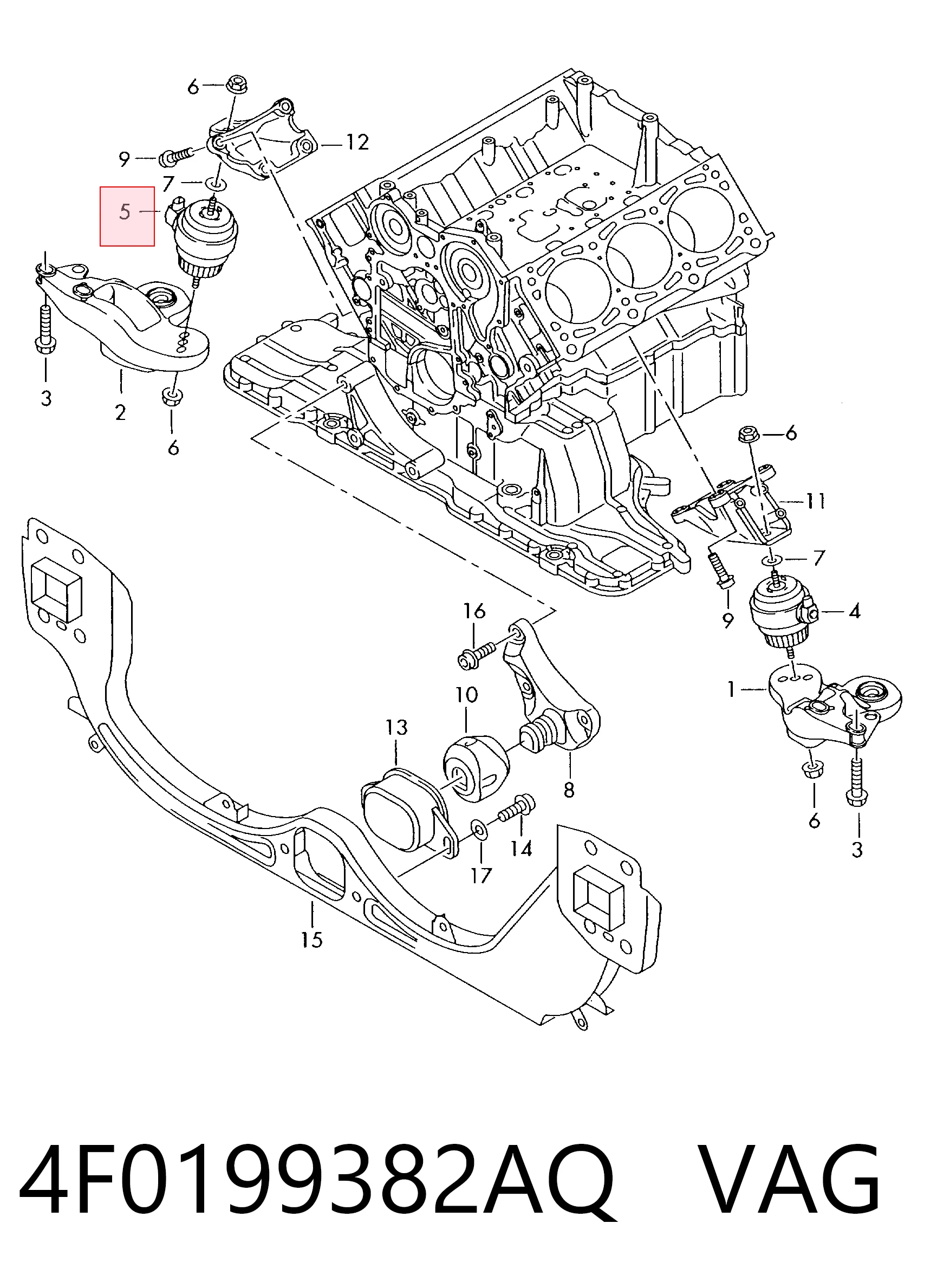 4F0199382AQ VAG