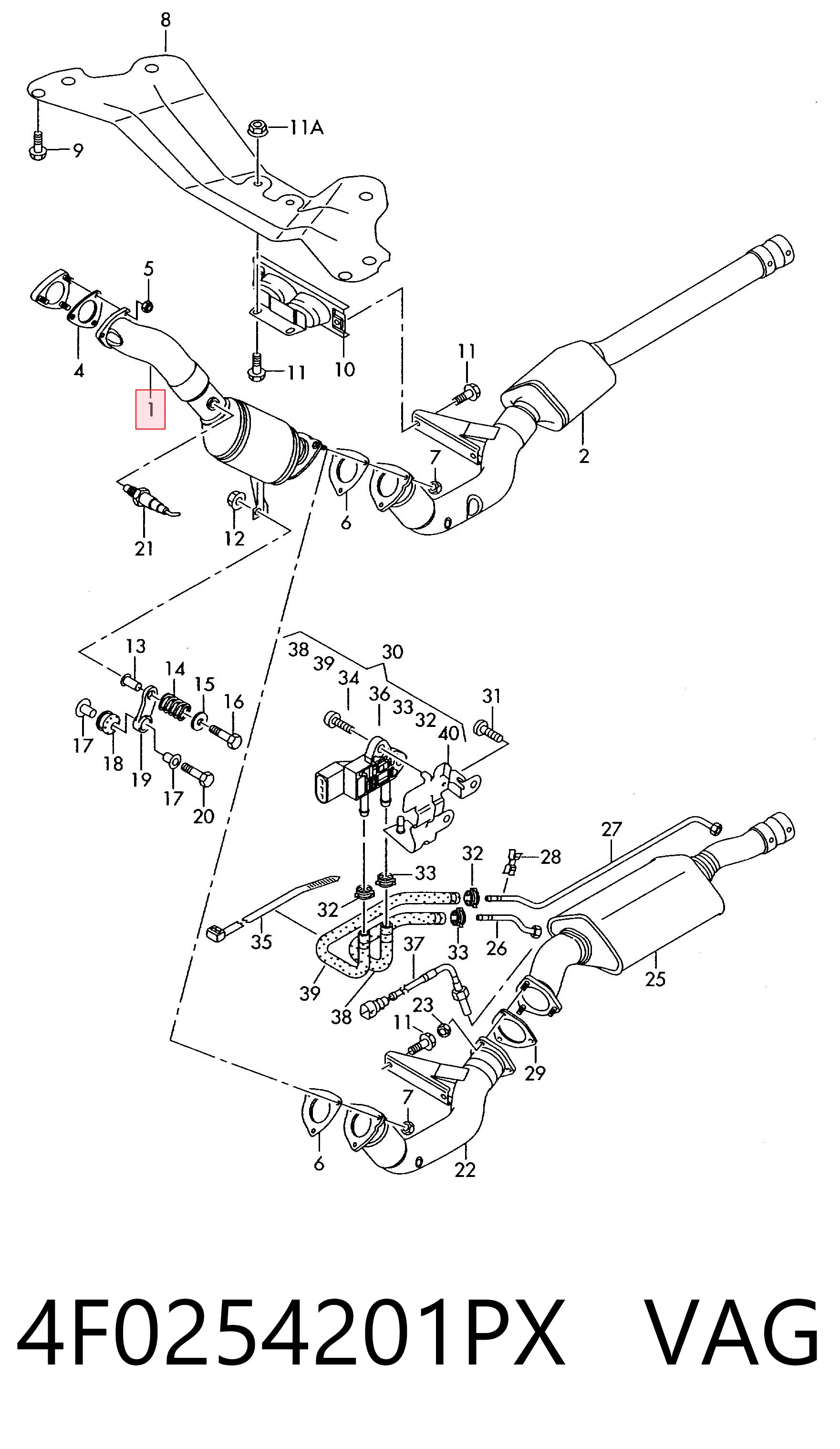  Catalizador Audi A6 