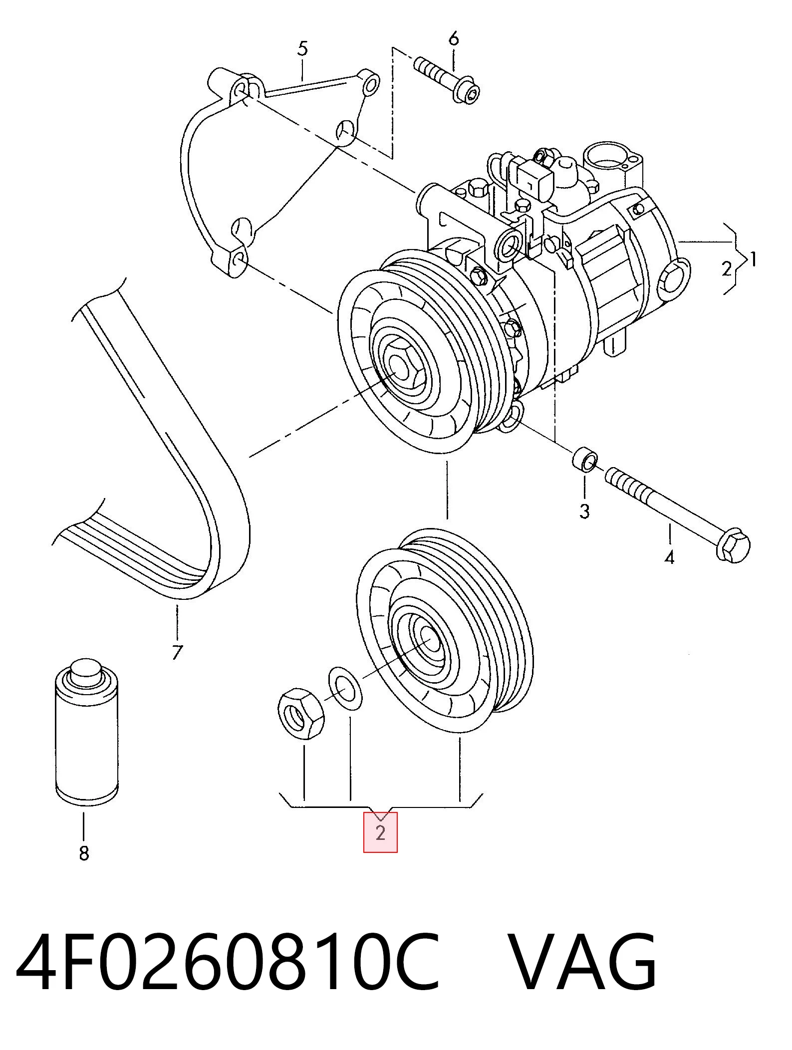 4F0260810C VAG