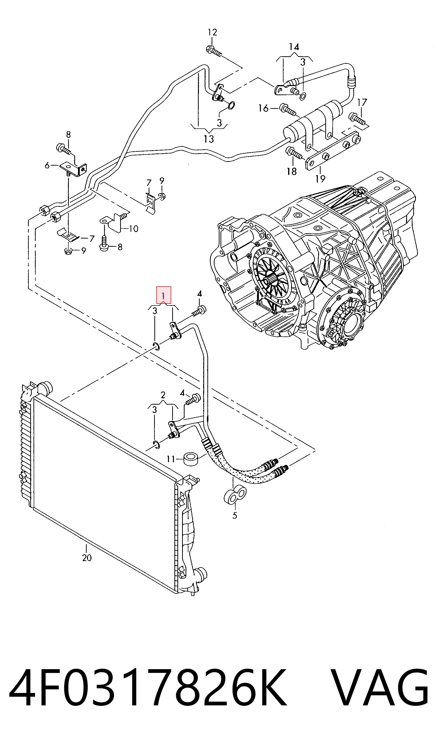 4F0317826K VAG