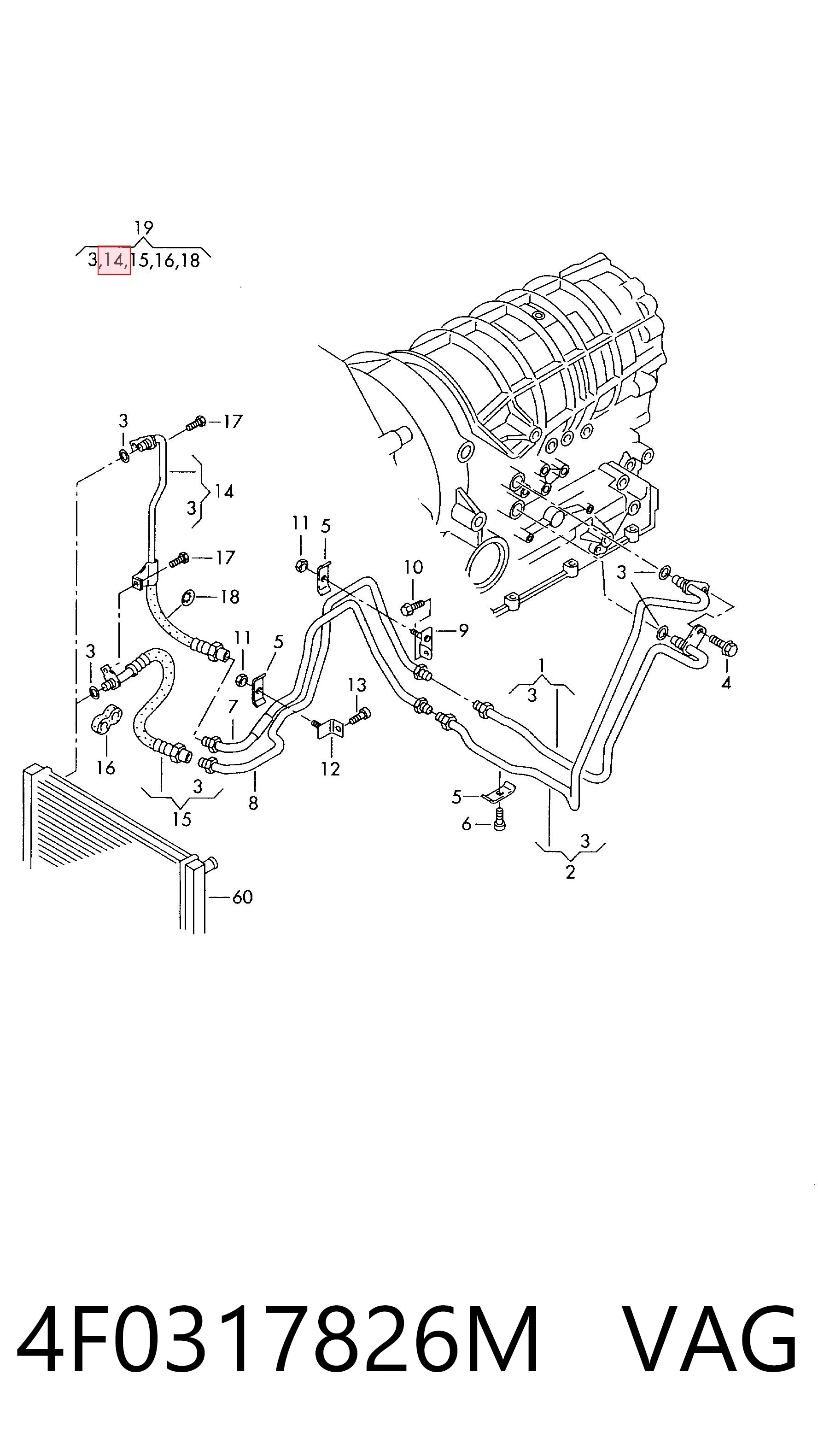 4F0317826M VAG