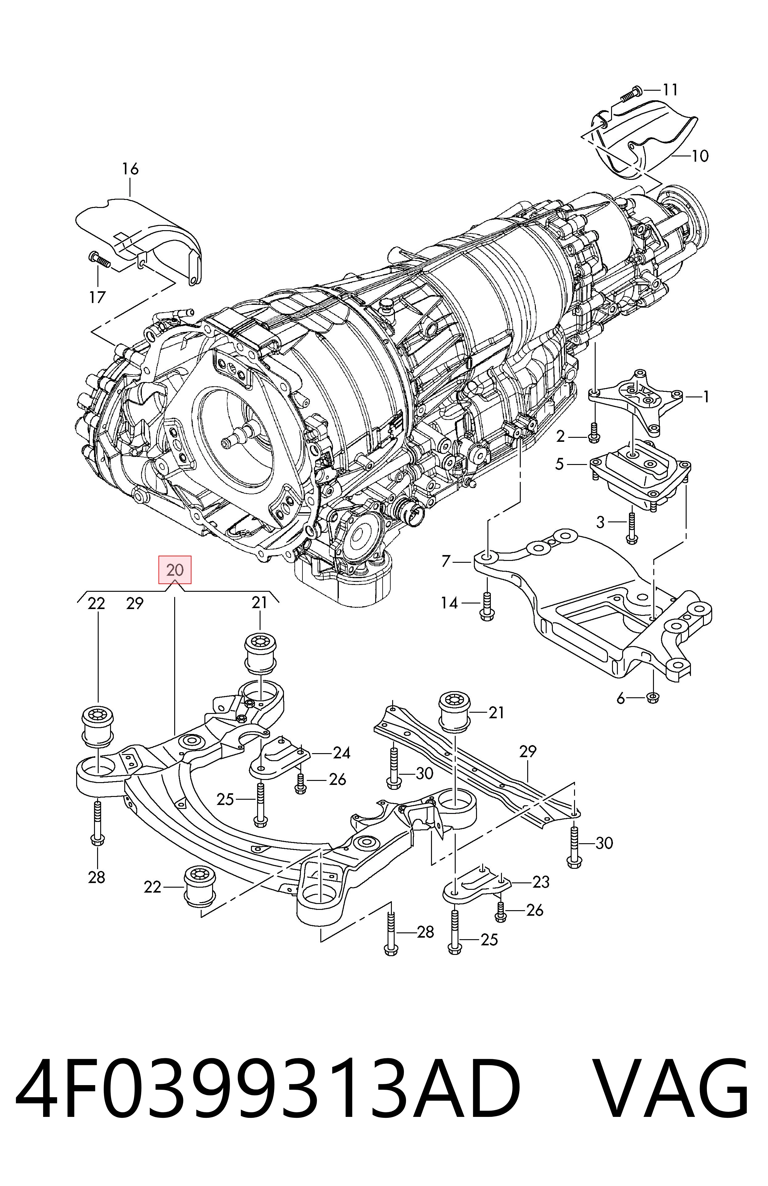 4F0399313AD VAG