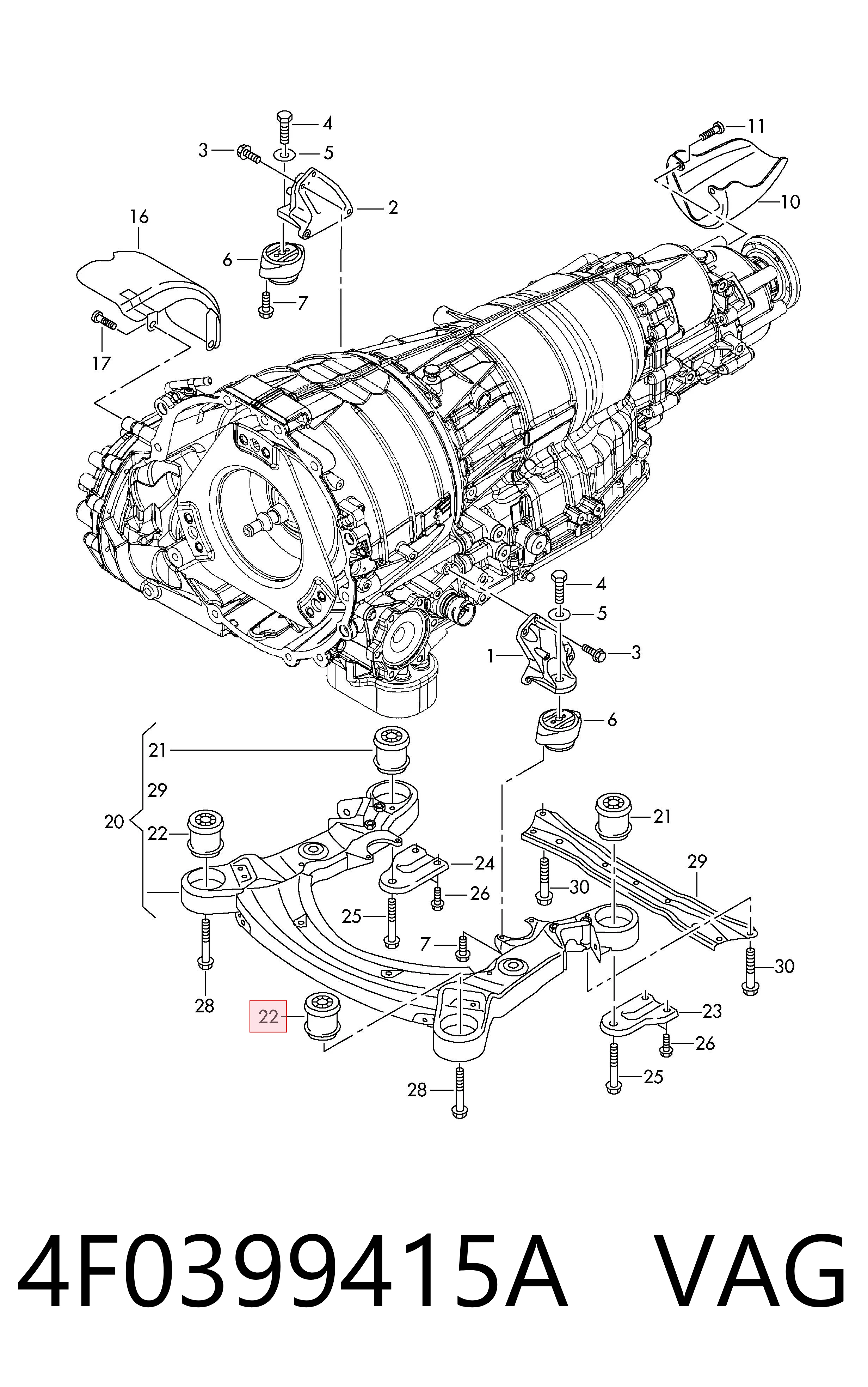 4F0399415A VAG