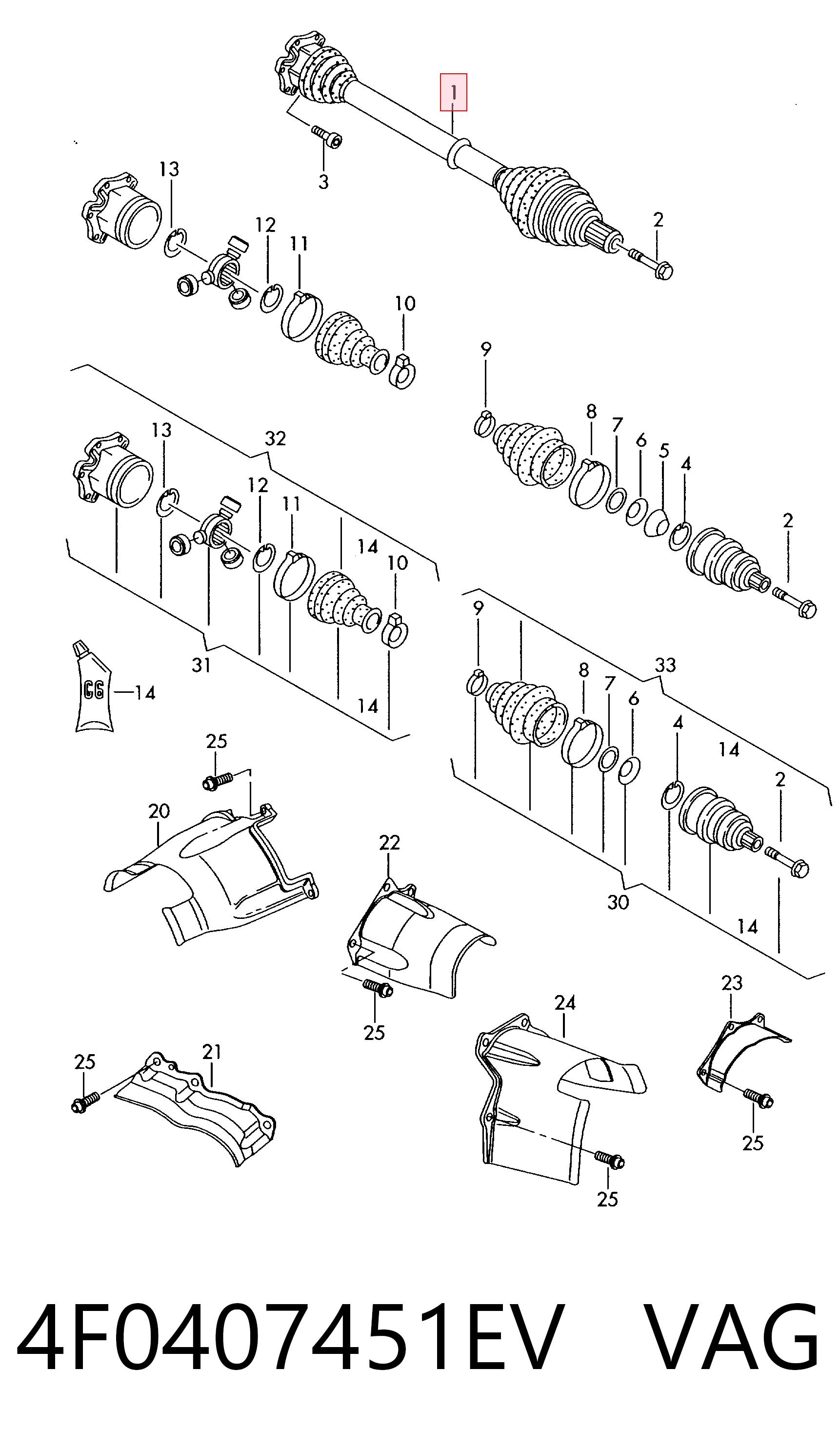 4F0407451EV VAG