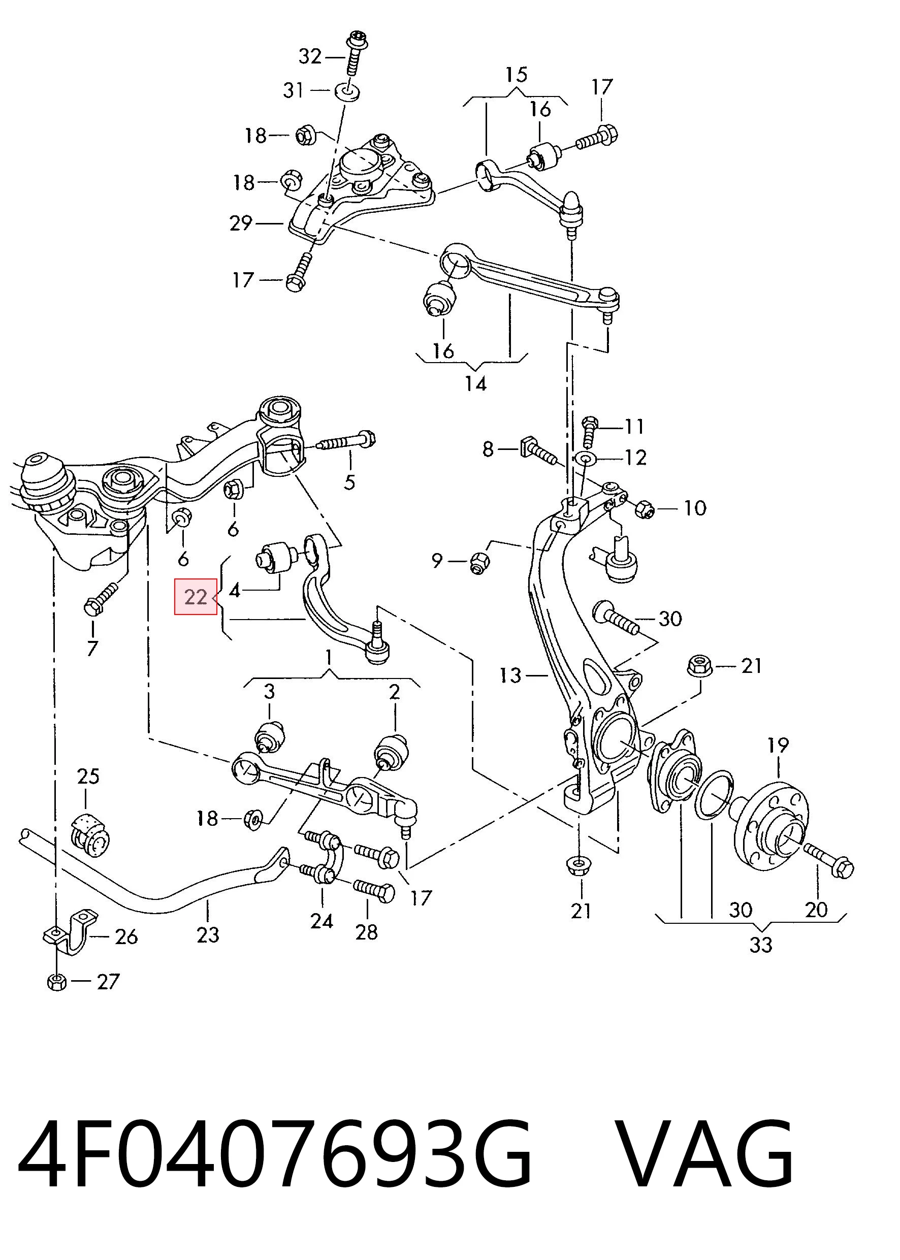 4F0407693G VAG