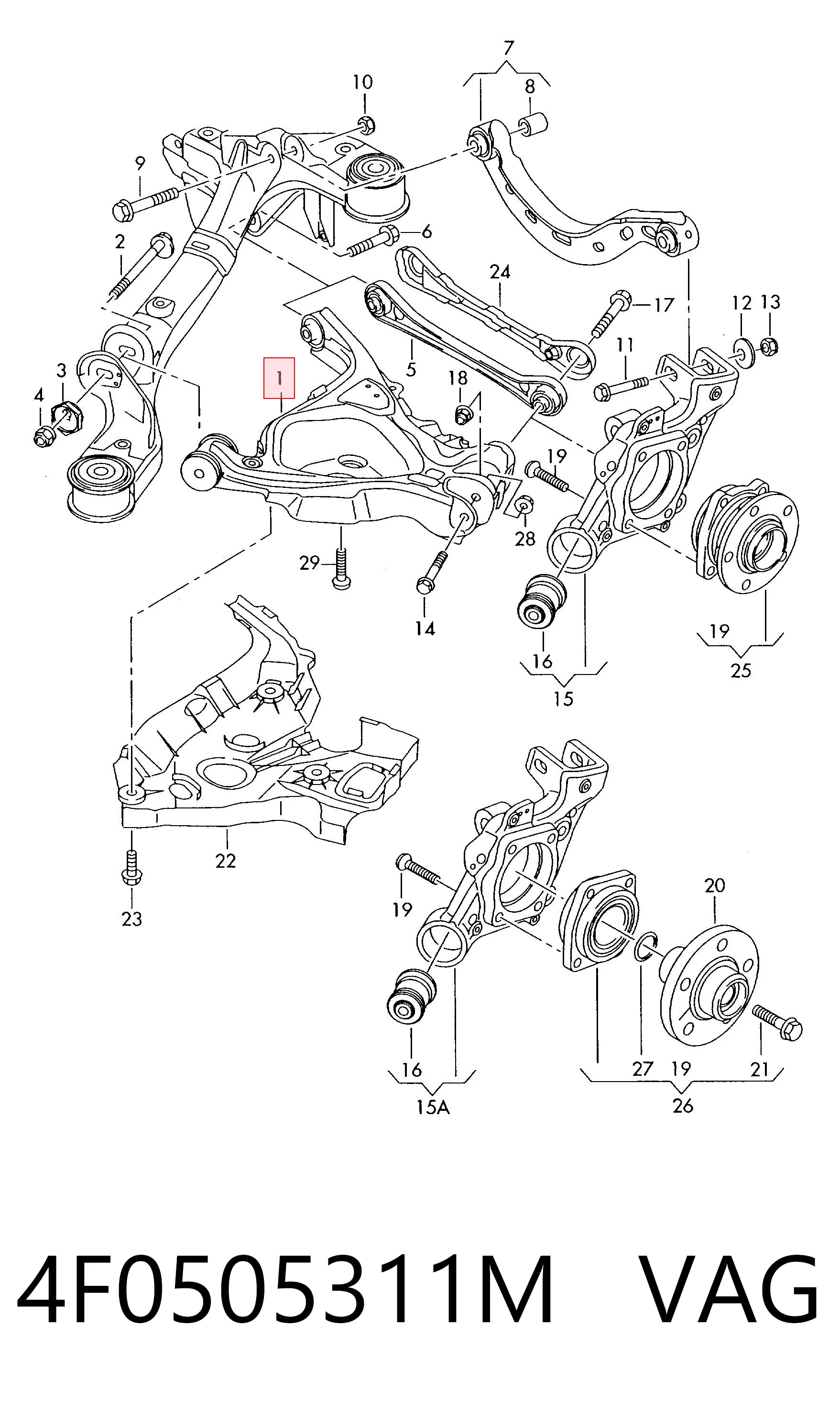 4F0505311M VAG