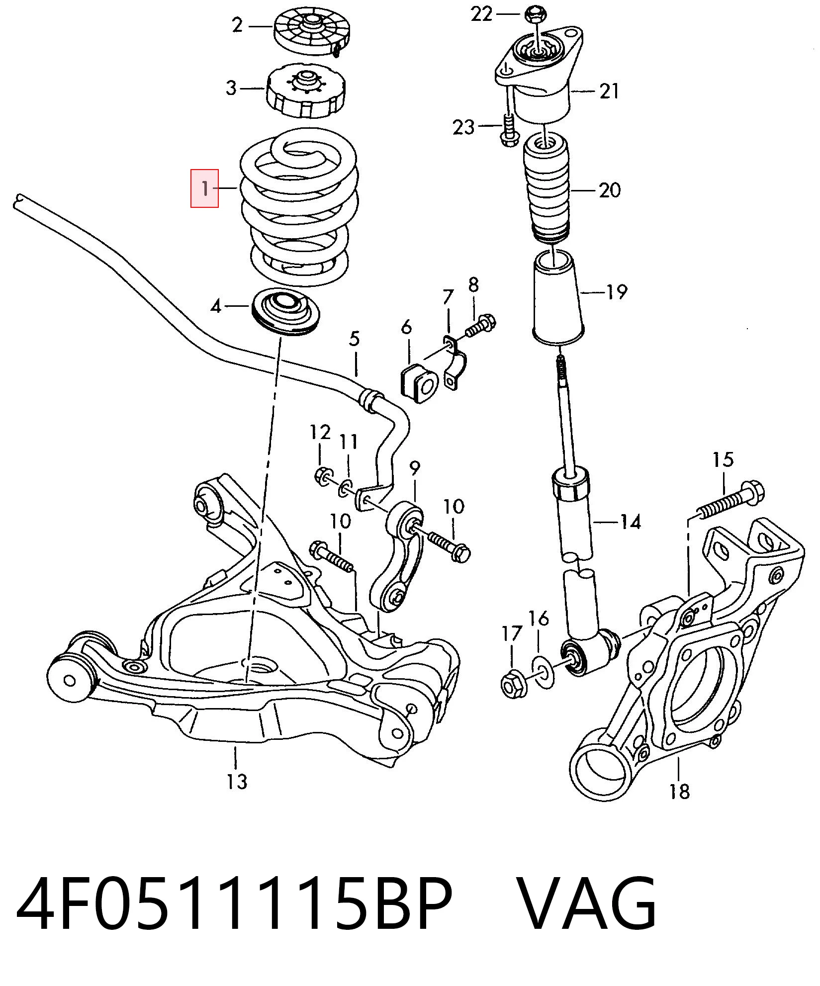 4F0511115BP VAG