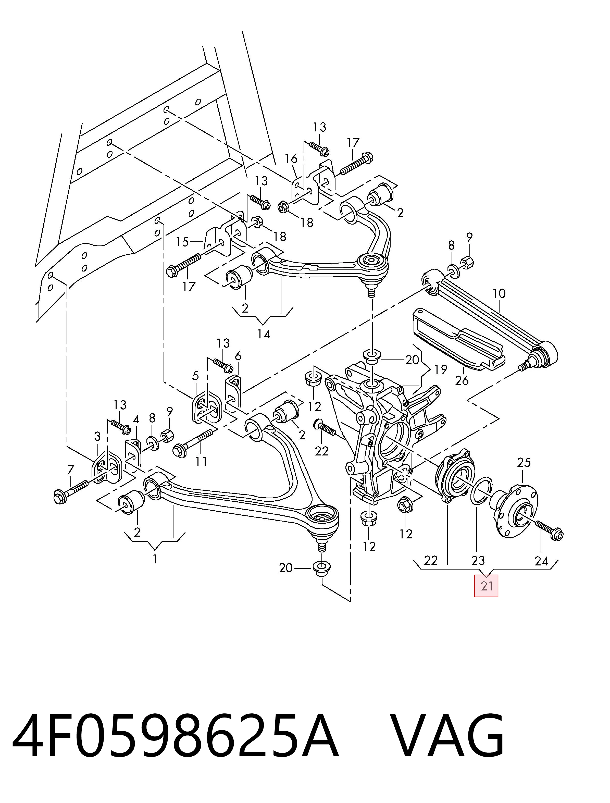 4F0598625A VAG