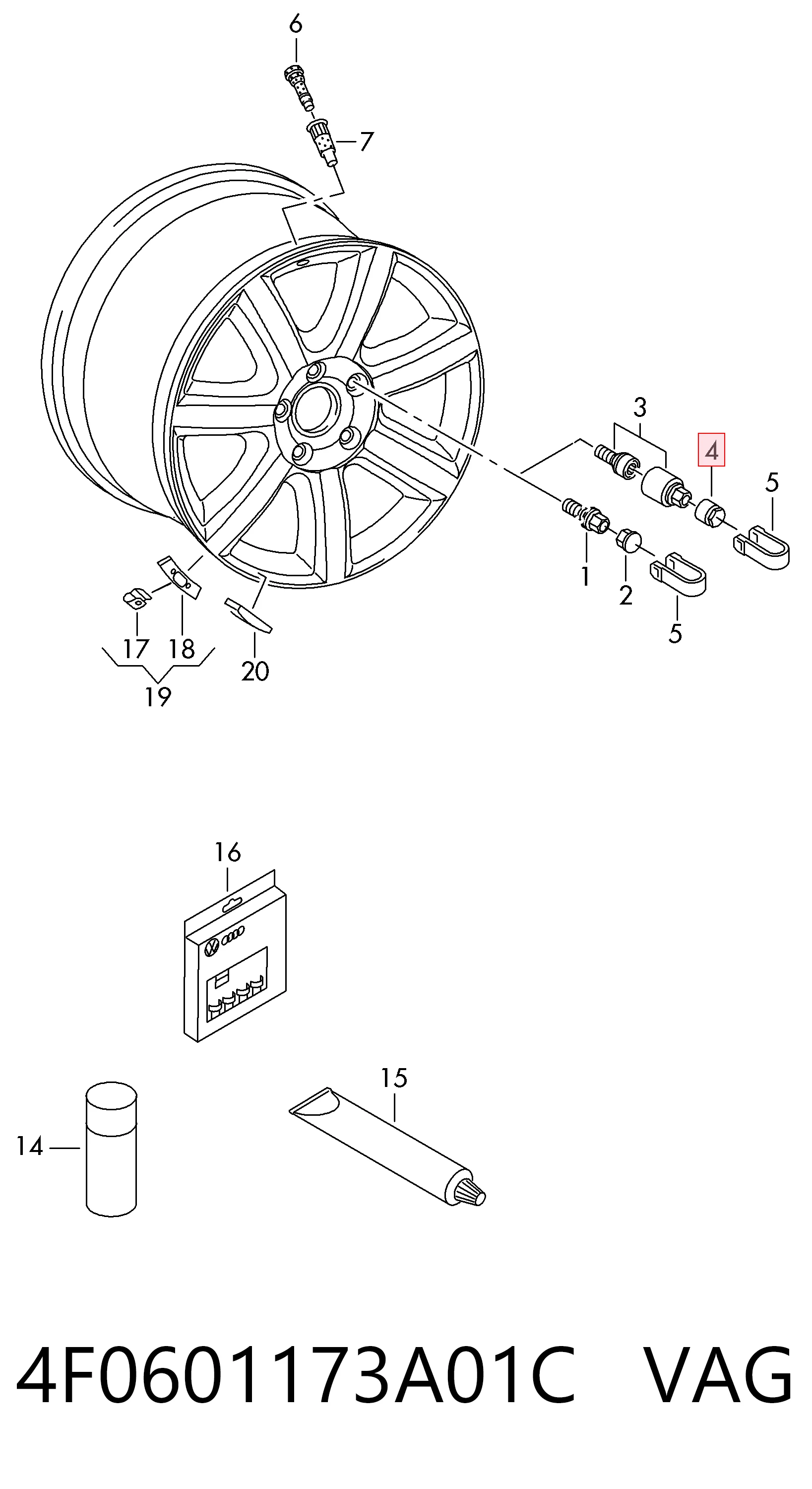 4F0601173A01C VAG