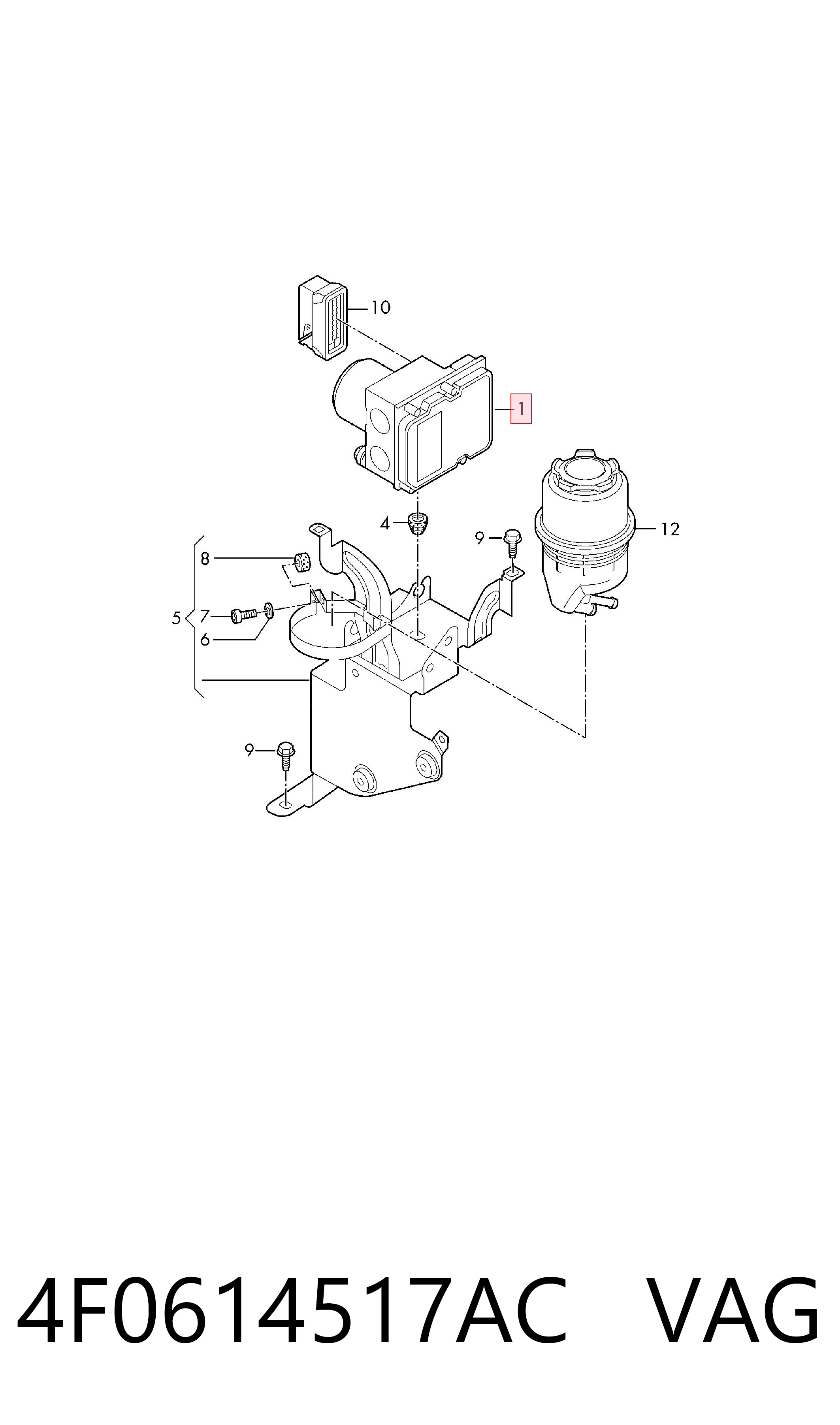 4F0614517AC VAG
