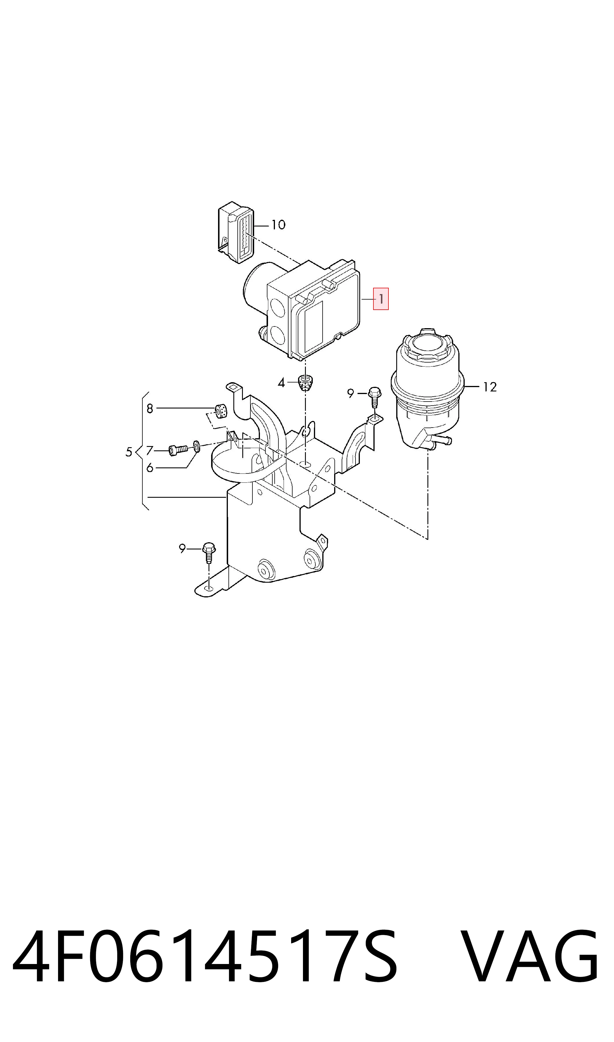 4F0614517S VAG