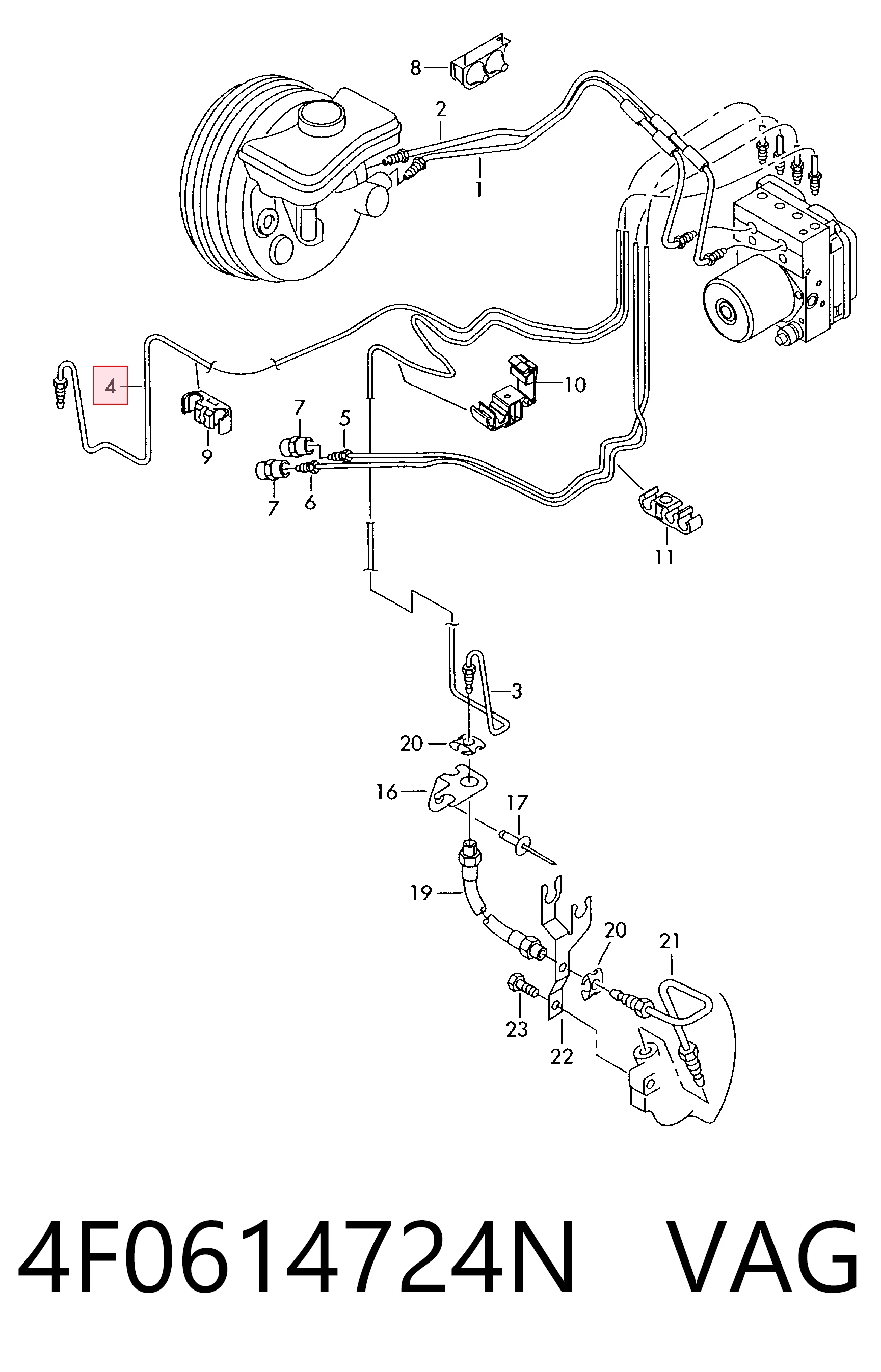 4F0614724N VAG
