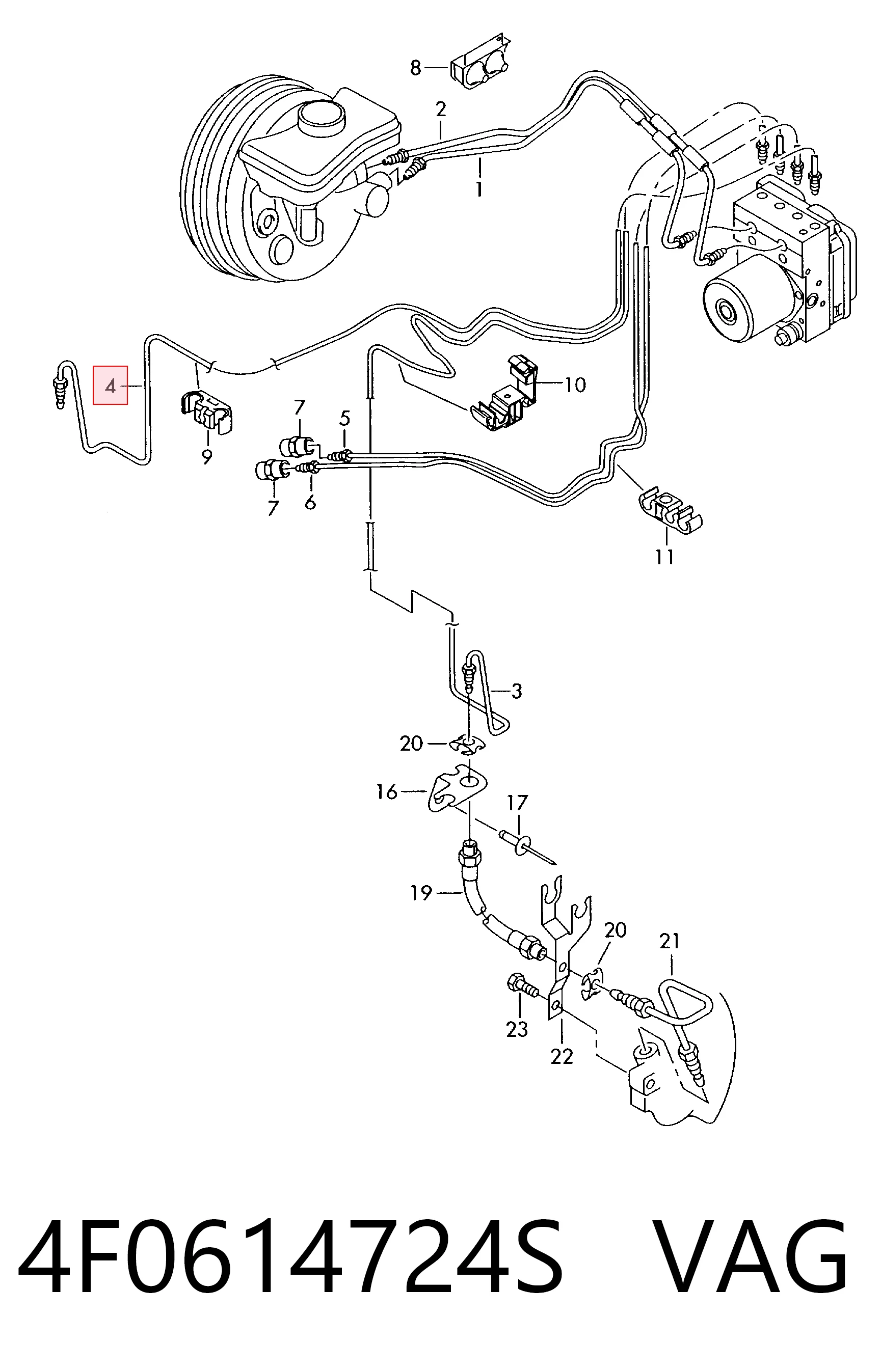 4F0614724S VAG