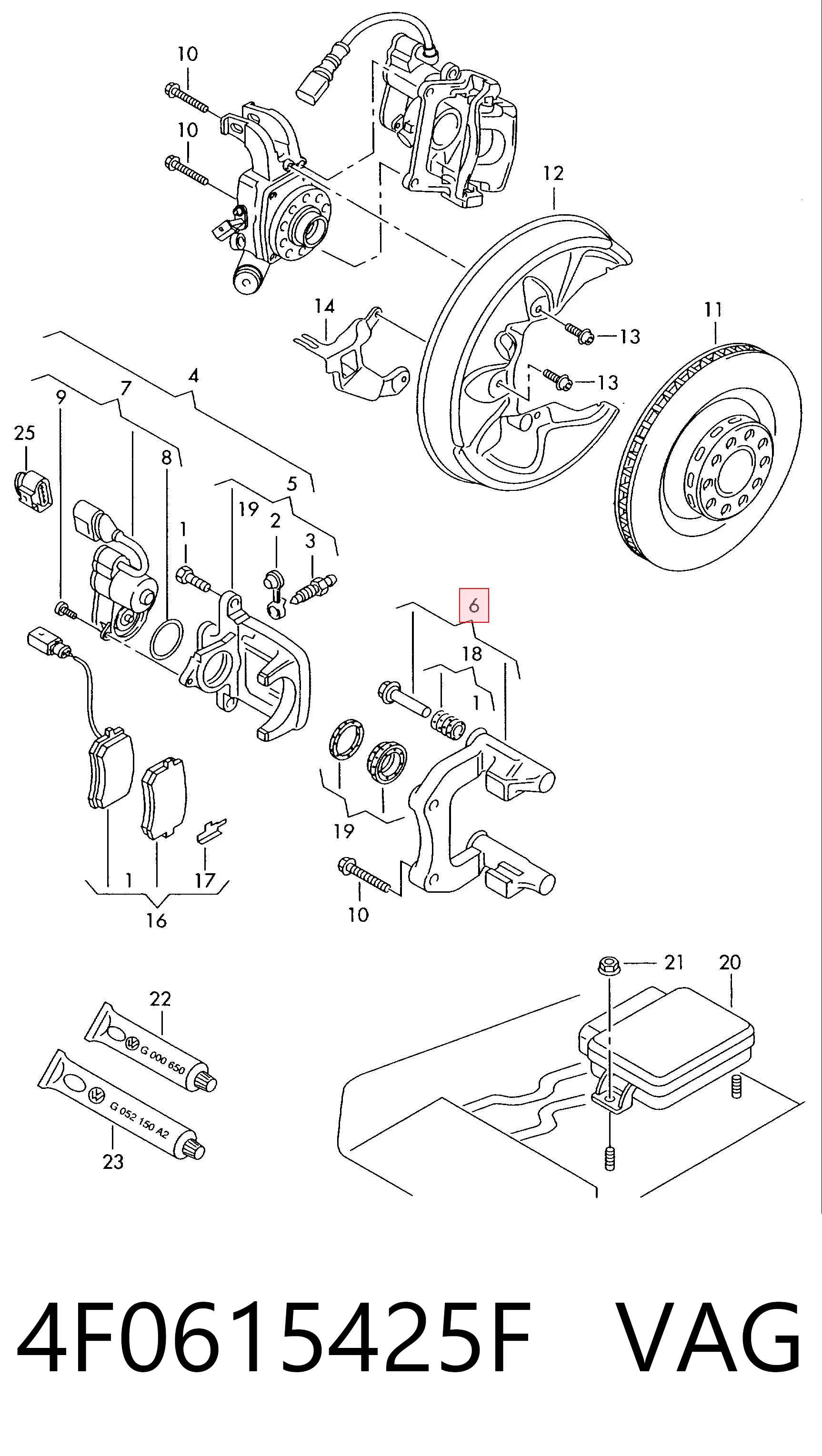 4F0615425F VAG