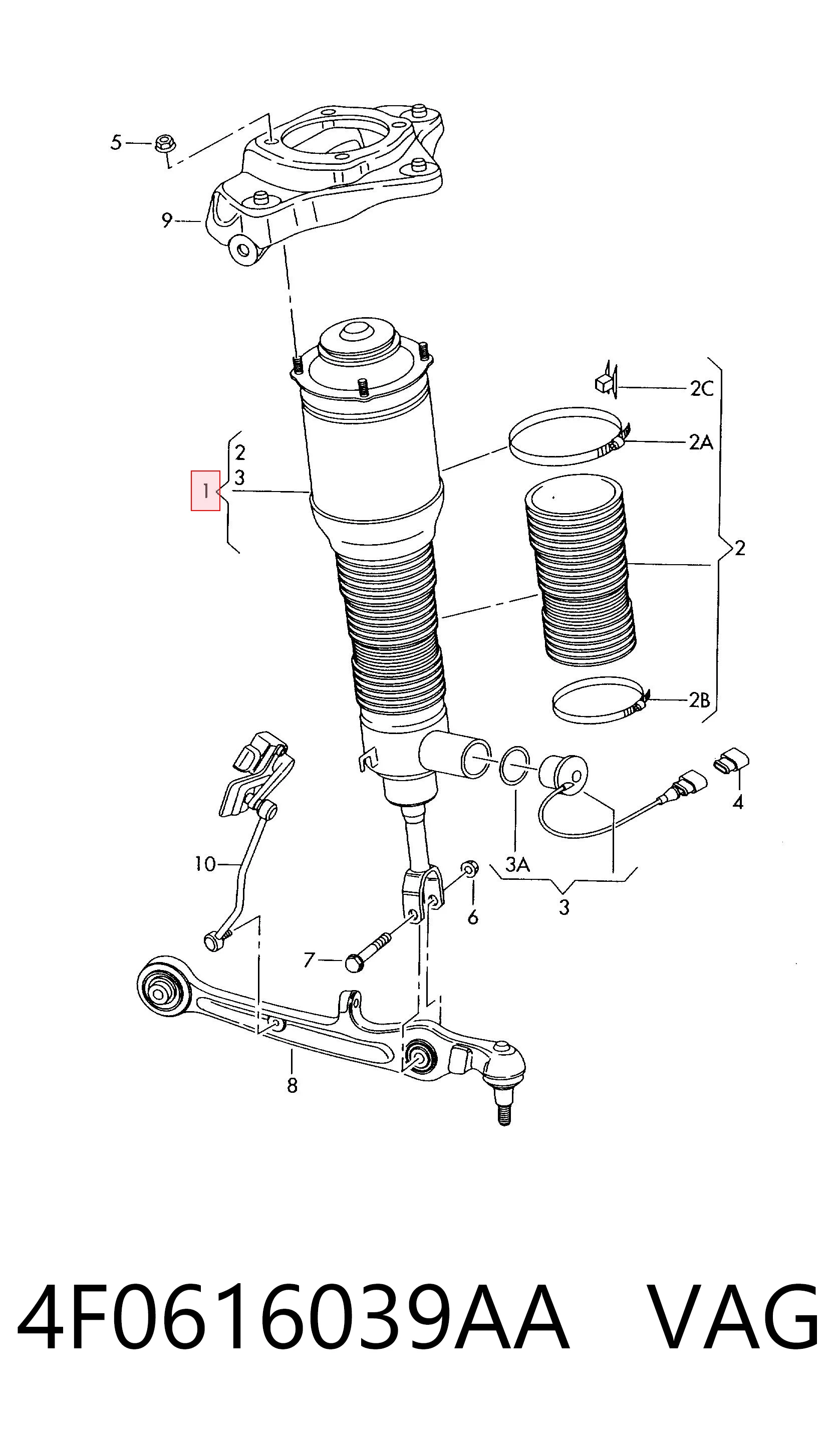 4F0616039AA VAG