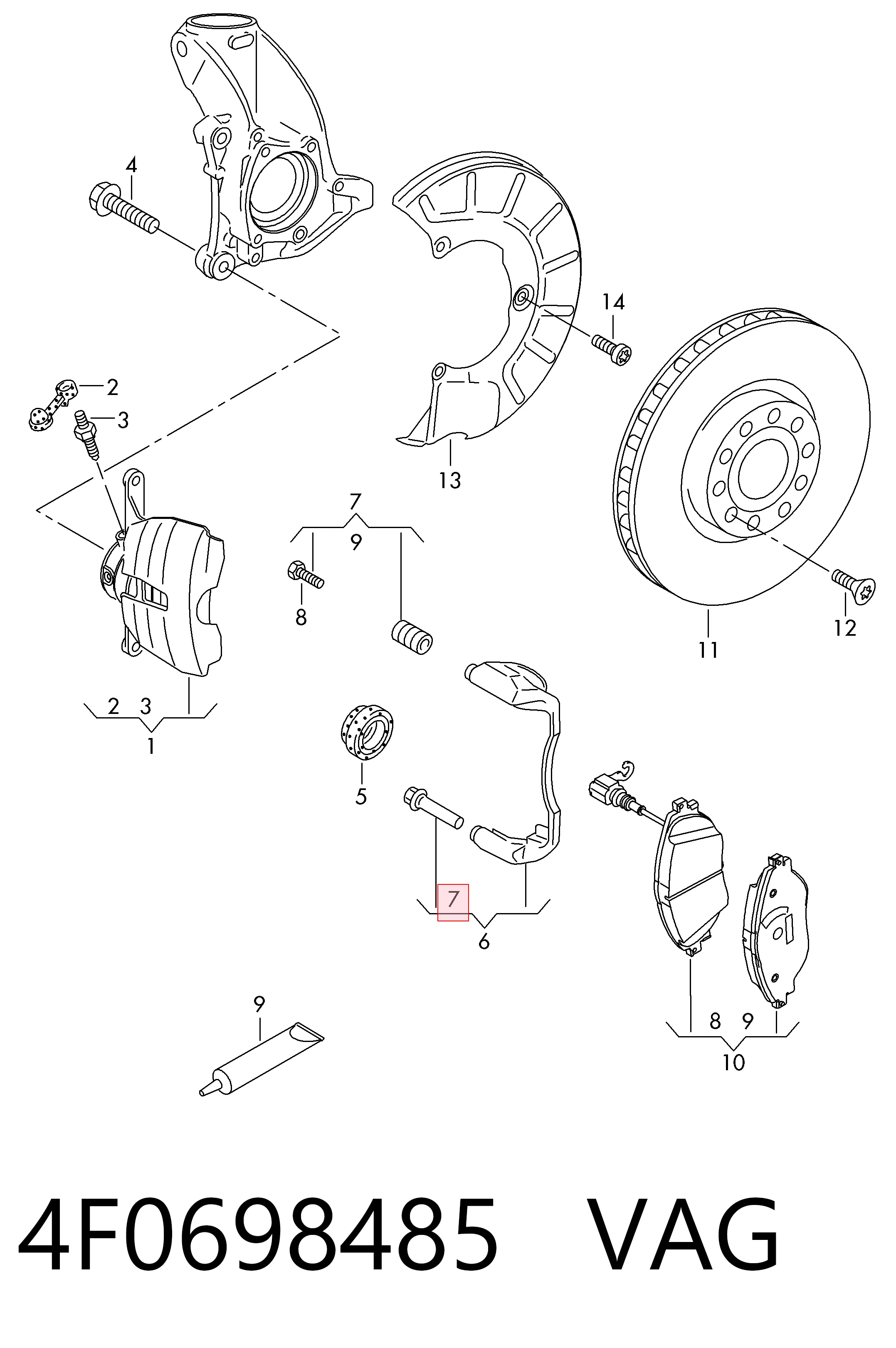 4F0698485 VAG