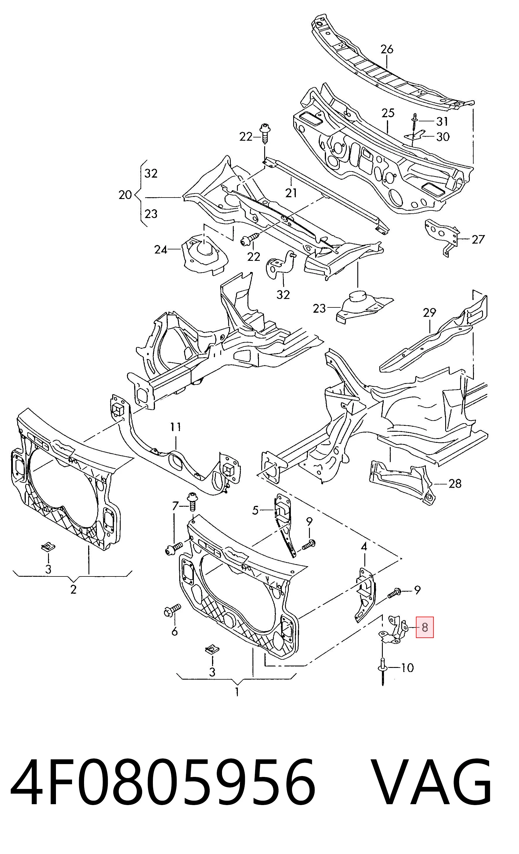 4F0805956 VAG 