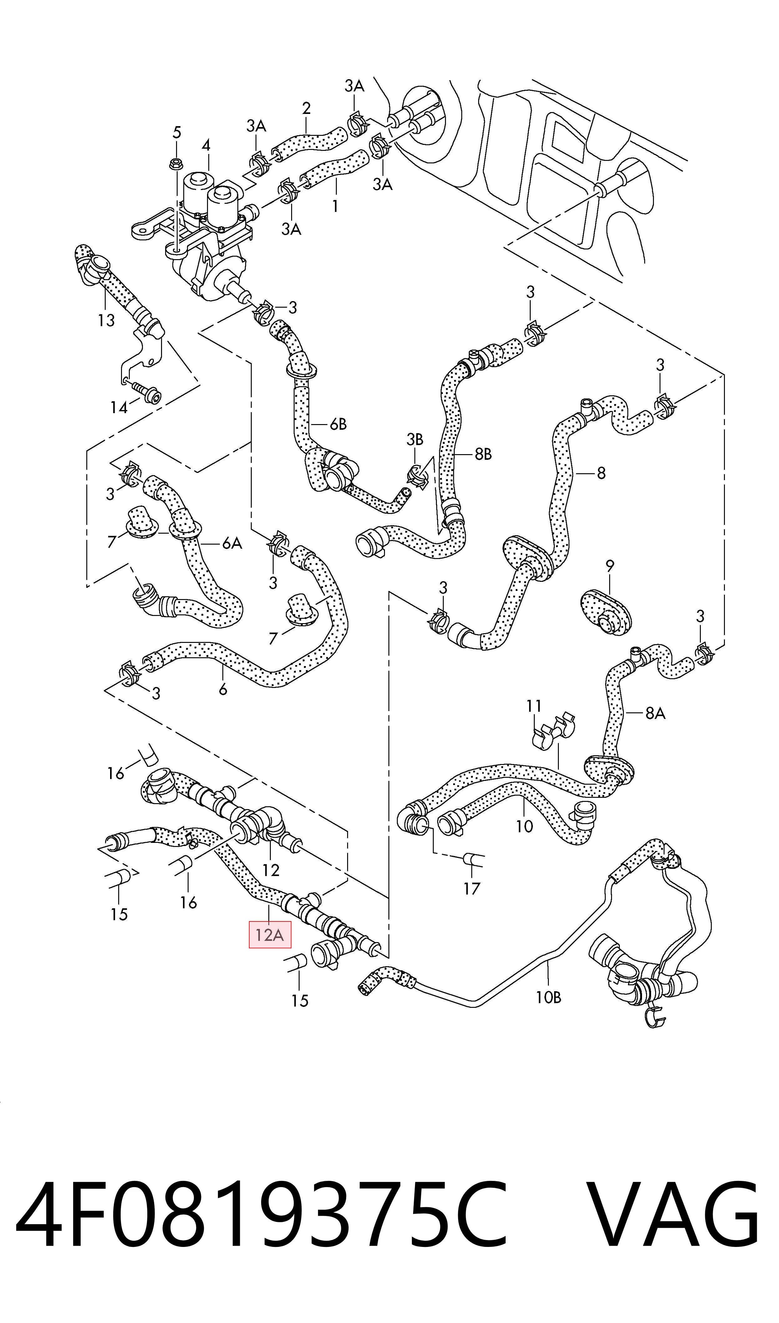  VAG 4F0819375C precio, desde 48,60 EUR
