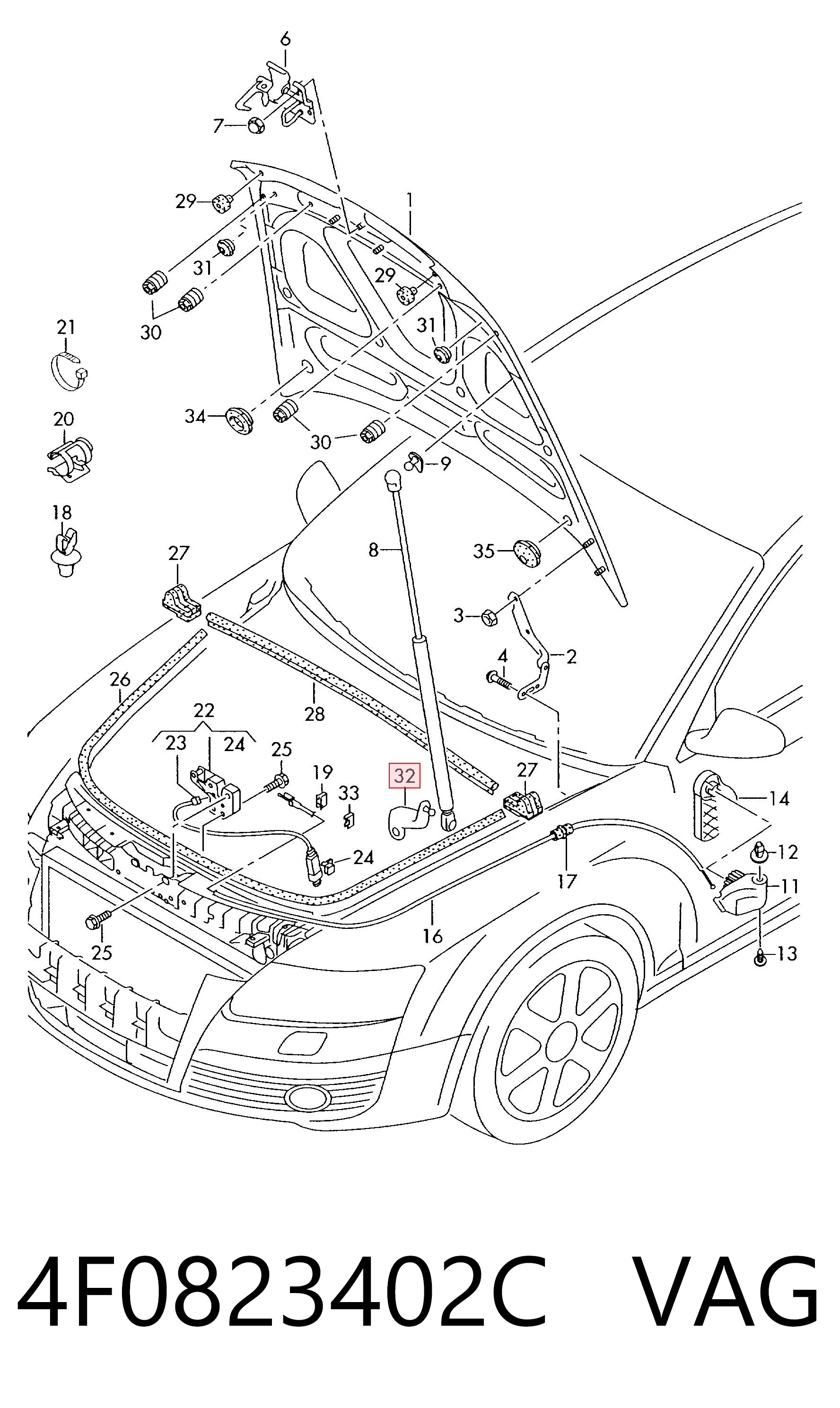 4F0823402C VAG