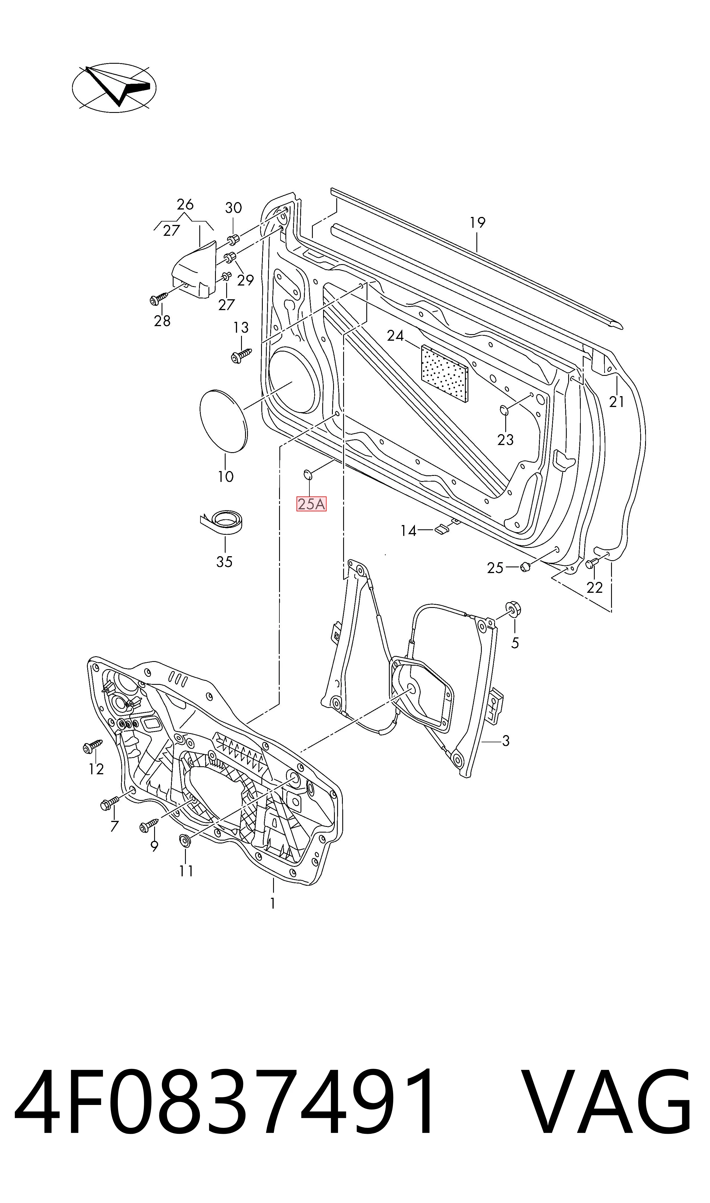 4F0837491 VAG 