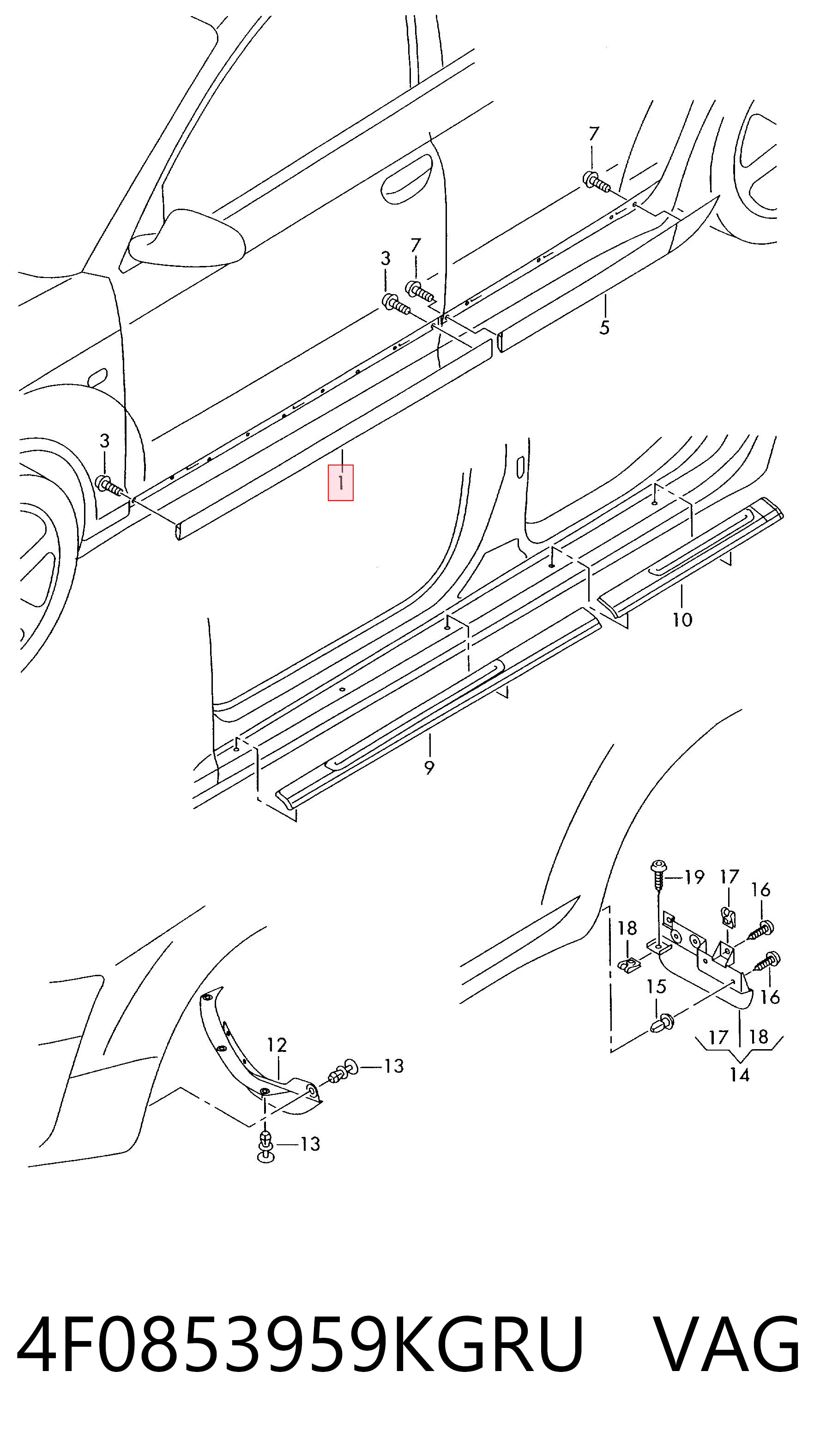 4F0853959KGRU VAG