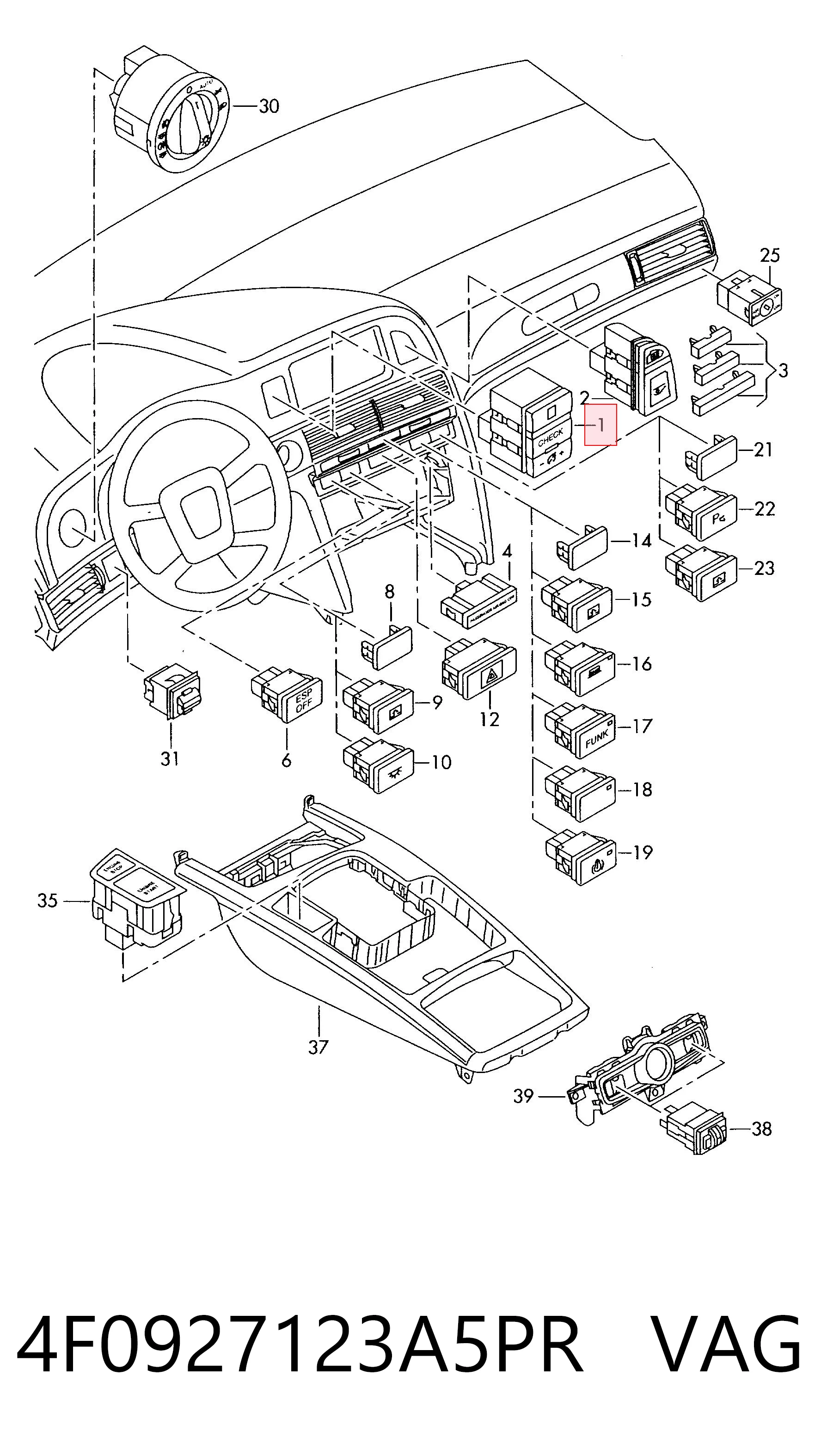 4F0927123A5PR VAG