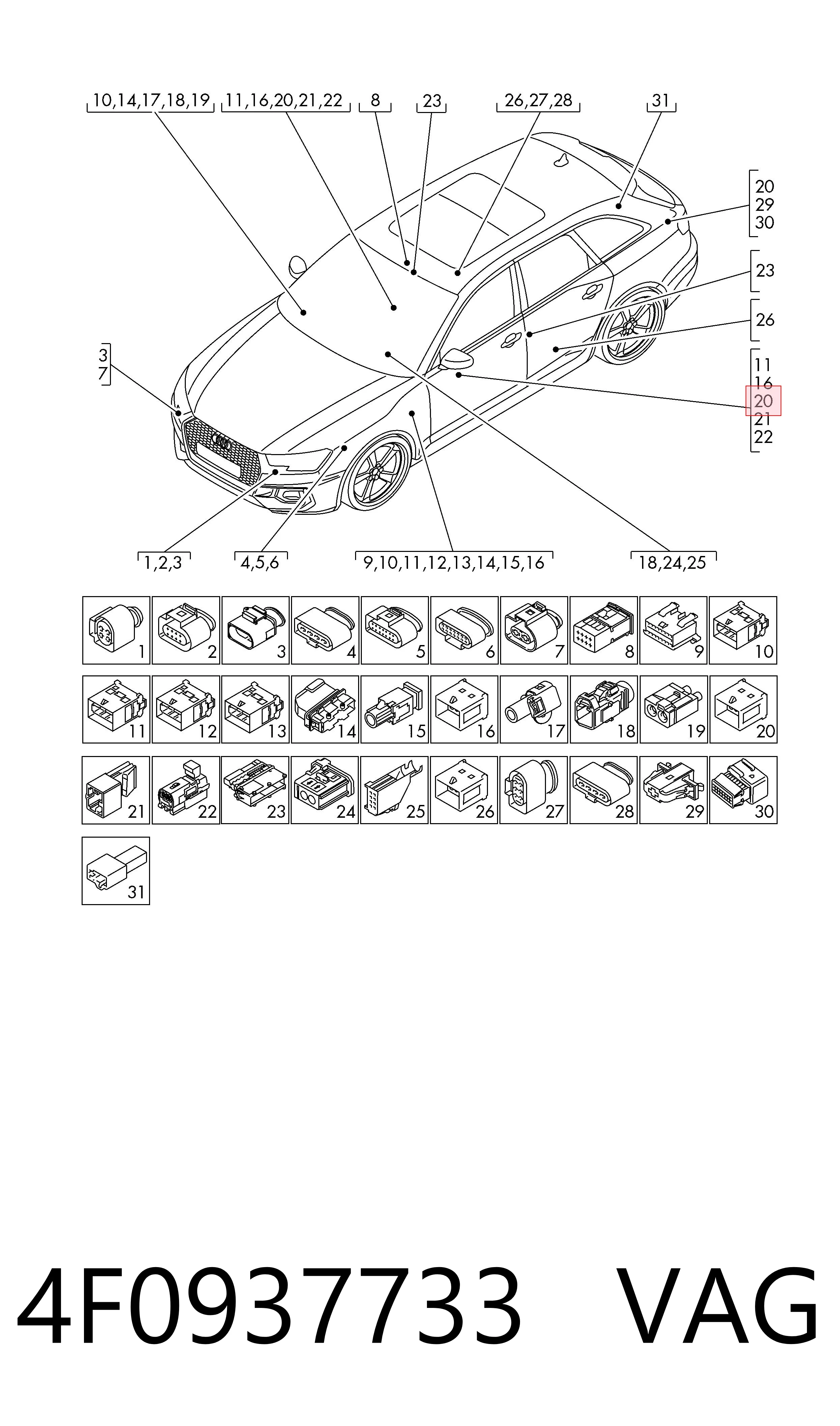 4F0937733 VAG 