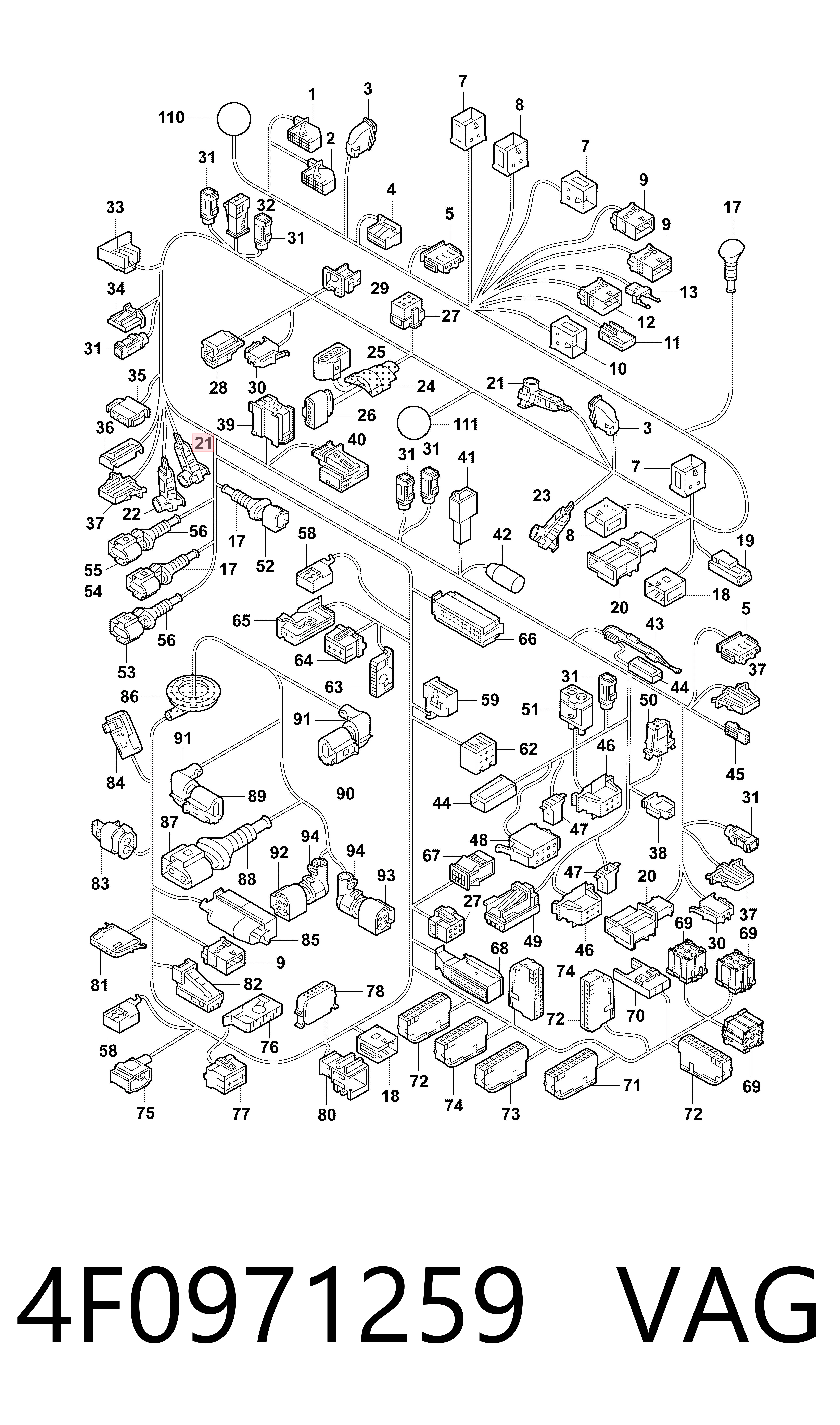 4F0971259 VAG 