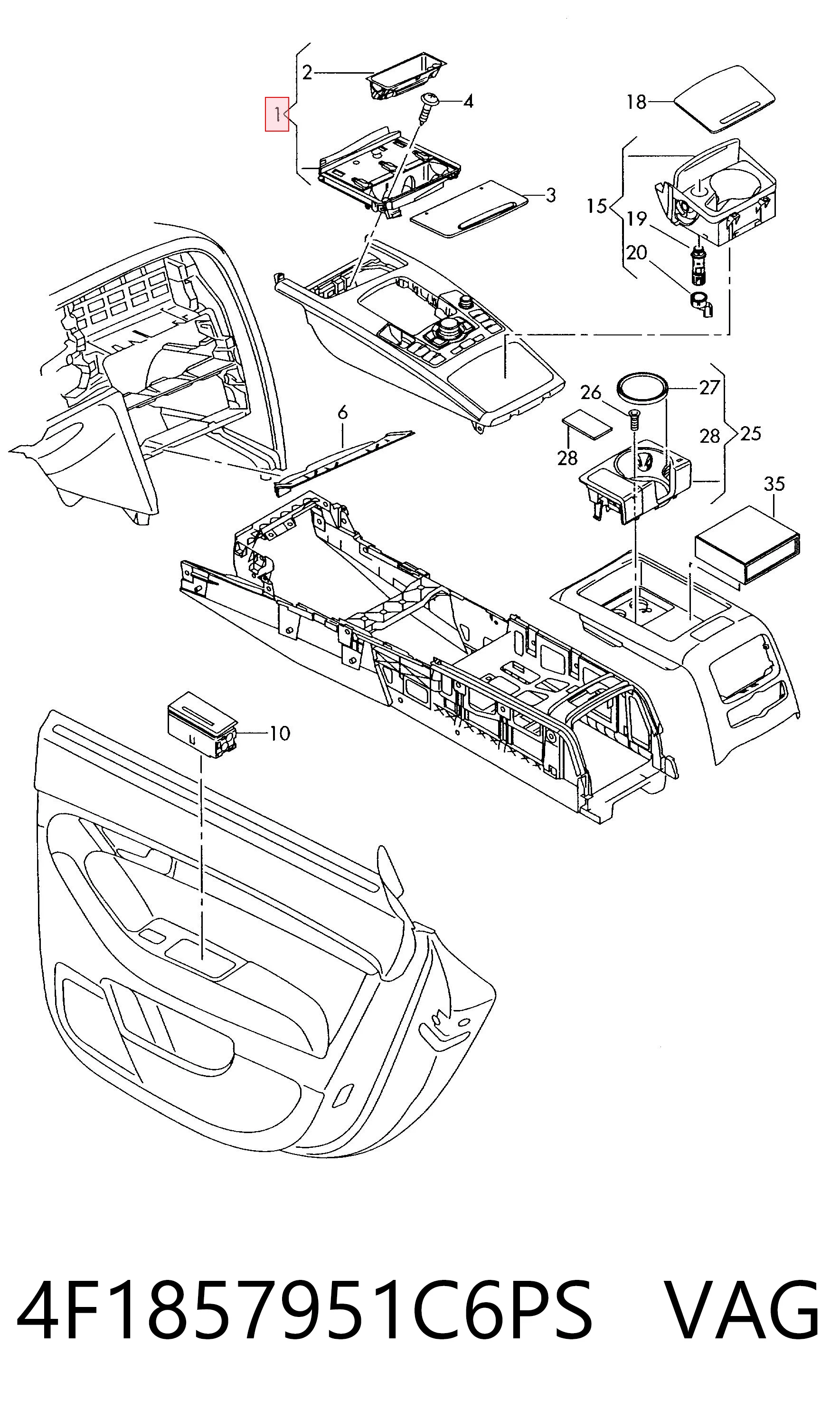 4F1857951C6PS VAG